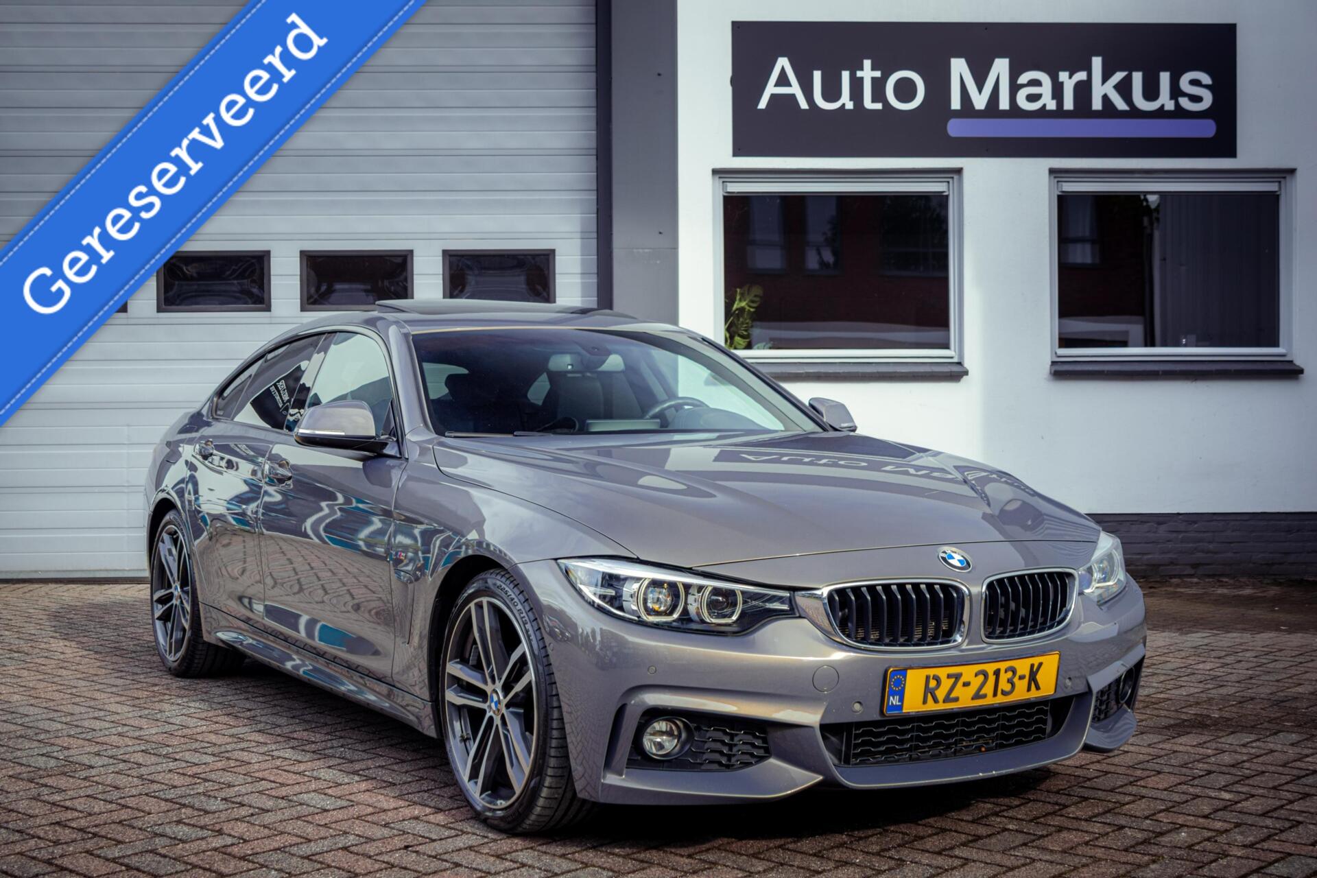 BMW 420i 420i 3X M-Sport|Quartz|Pano|H&K|Virtual|Flippers 2018 - voorkant