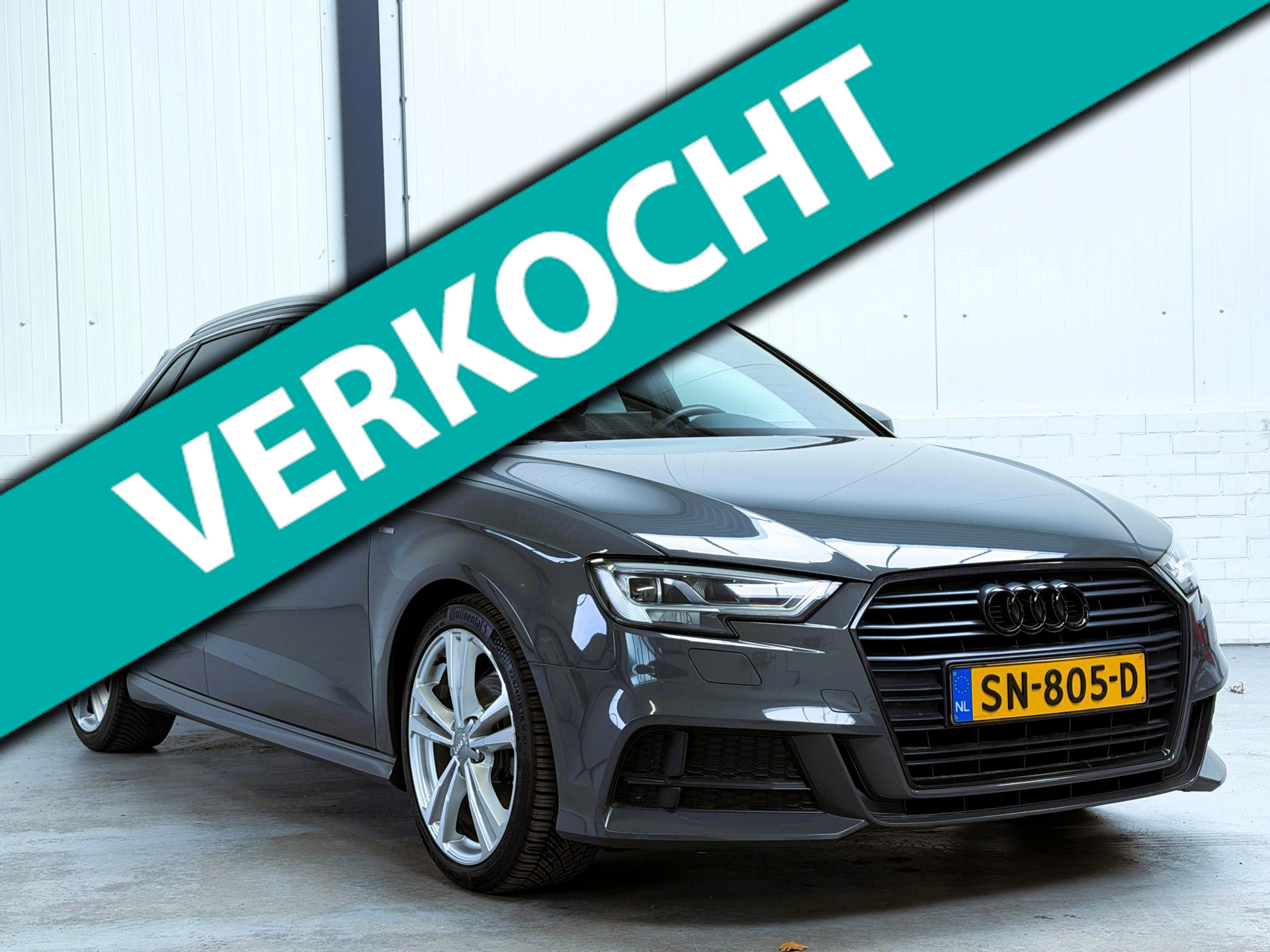 Audi A3 Sportback 1.5 TFSI CoD Sport S Line Edition Org NL 2018 - voorkant