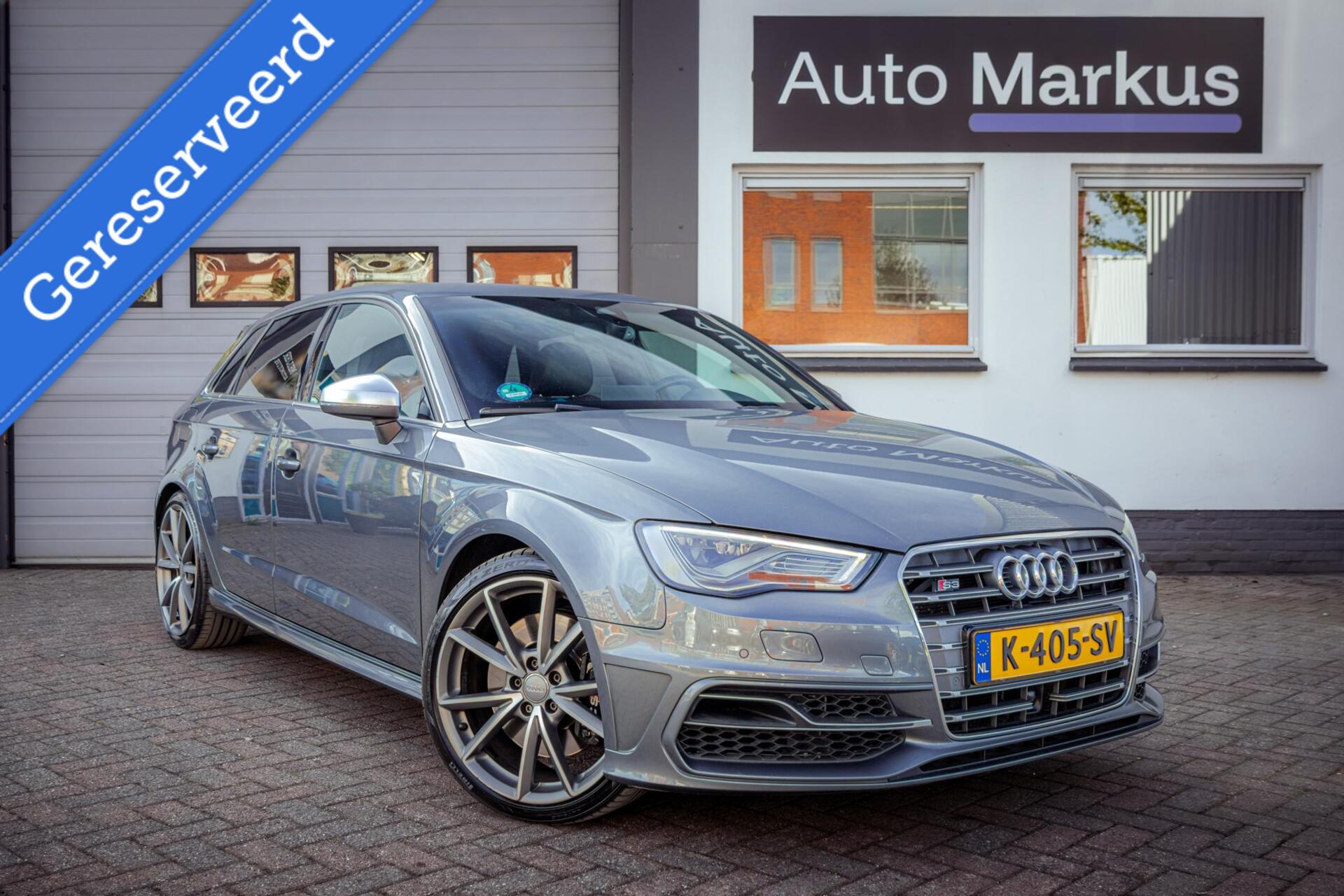 Audi S3 Sportback 2.0 TFSI S3 quattro Pro Line Plus|B&O|ACC|LED|Camera|S-Tronic 2013 - voorkant