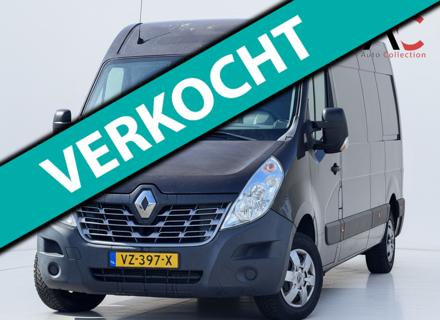 Renault Master T35 2.3 dCi L3H3 | 3 Persoons | Airco | Navigatie | Parkeersensoren | Cruise control | Elektrische spiegels | 2016 - voorkant