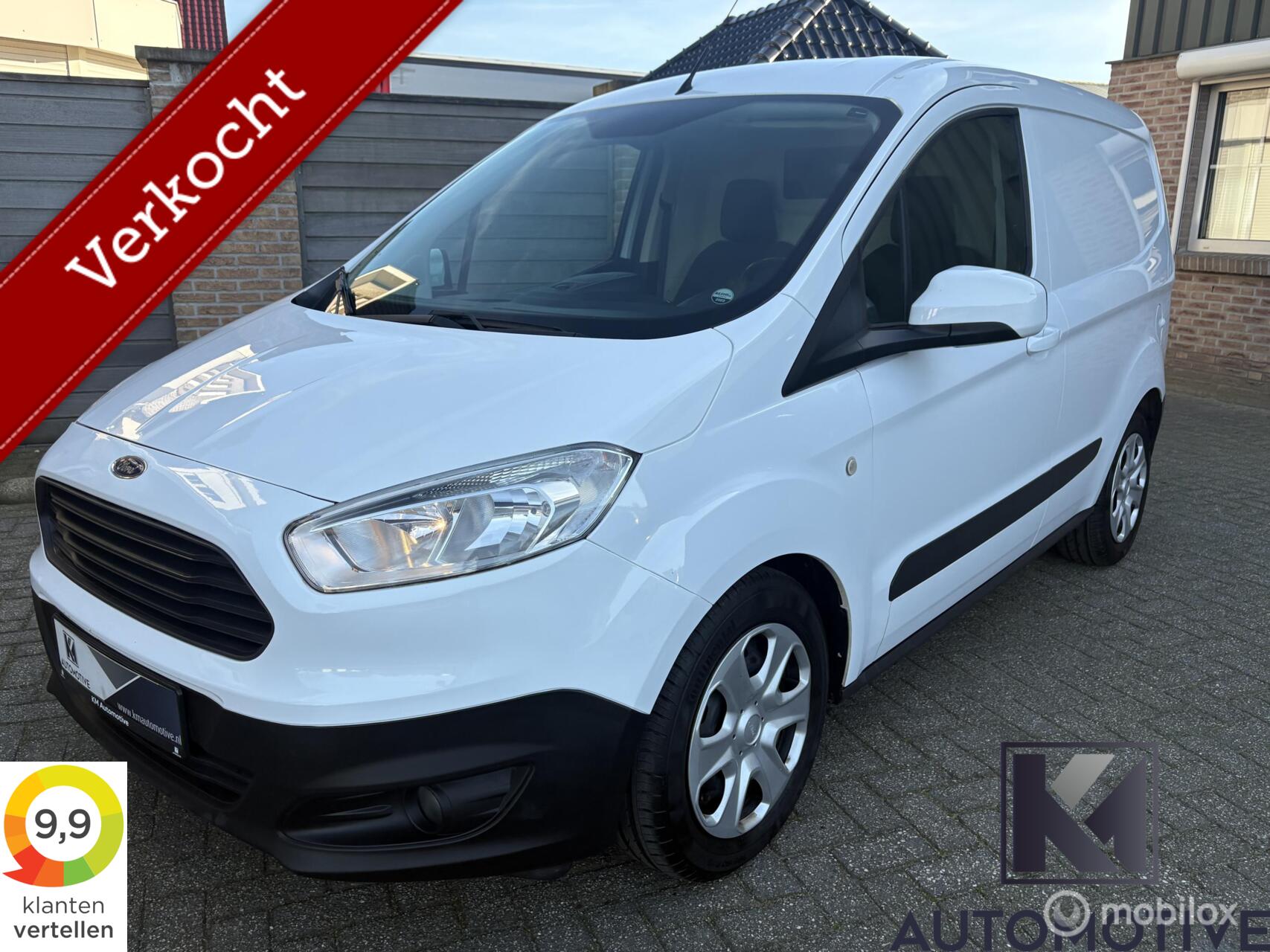 Ford Transit Courier 1.0  Benzine|Airco|Dealer ond|BPM Vrij 2018 - voorkant