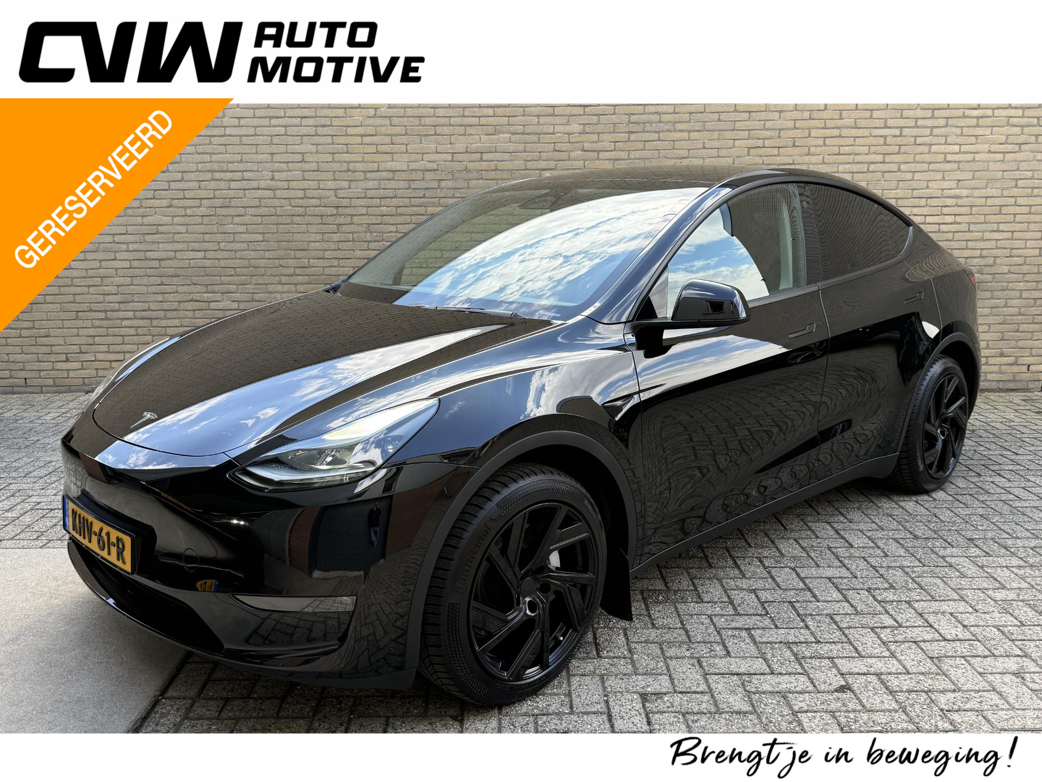 Tesla Model Y Long Range 75 kWh AWD | Lederen bekleding | 2023 - voorkant