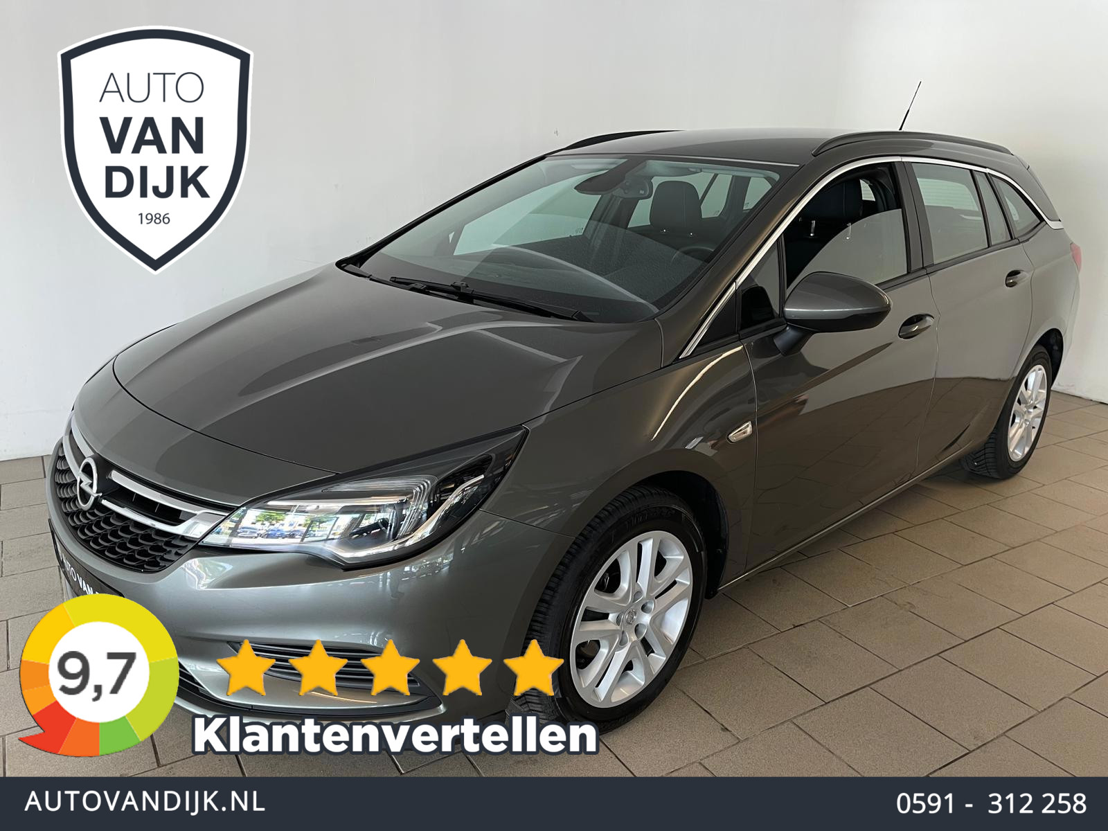 Opel Astra Sports Tourer 1.0 Turbo Business+ 2018 - voorkant