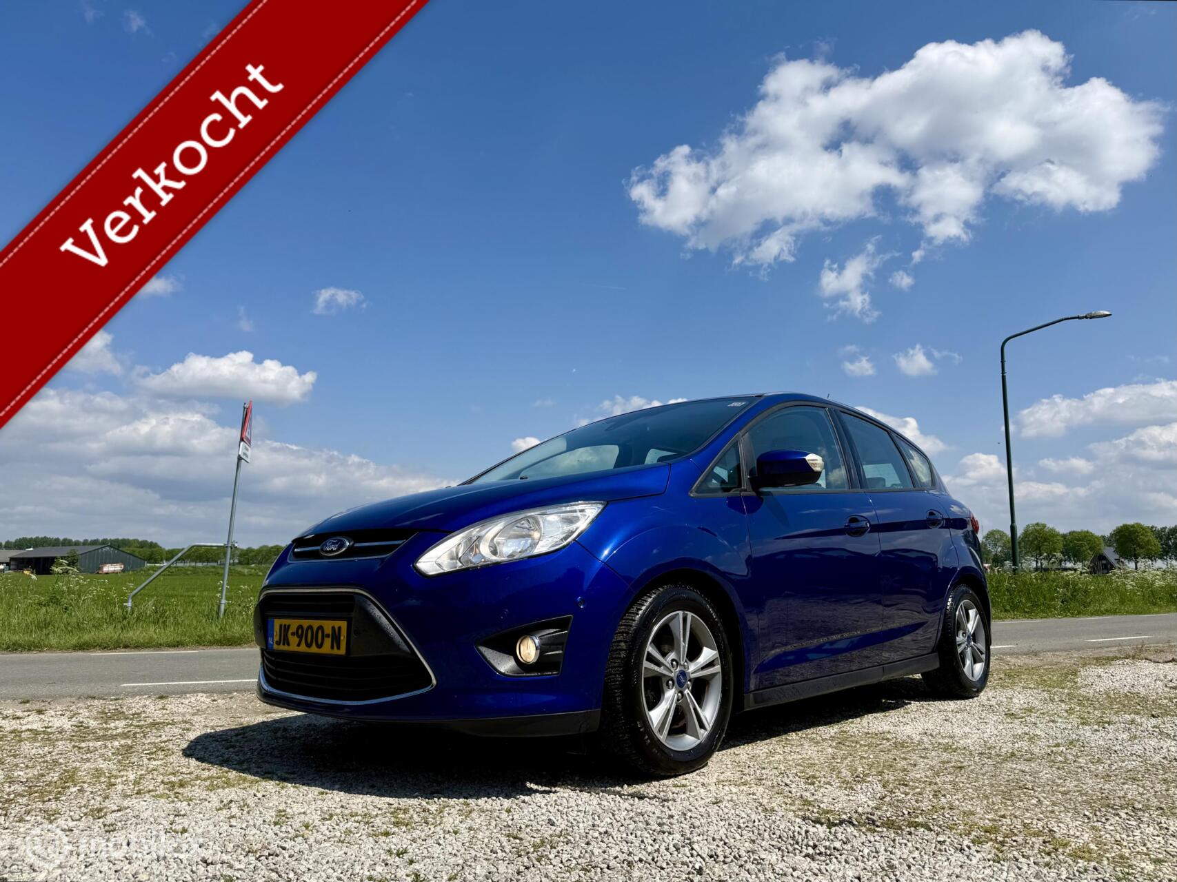 Ford C-max 1.0 Ambiente, BJ 2014, Alle Opties, Nieuwe APK 2014 - voorkant