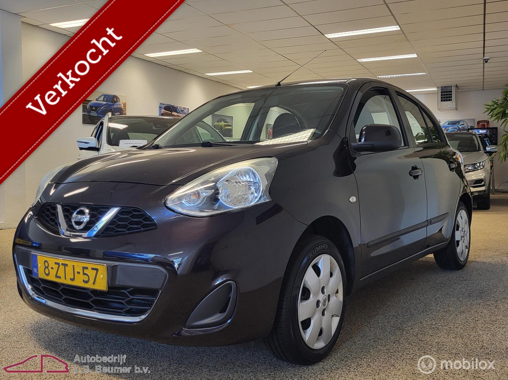 Nissan Nissan Micra 1.2 Acenta *NL, 65.714 km  NAP, CRUISE, RIJKLAARPRIJS* 2015 - voorkant