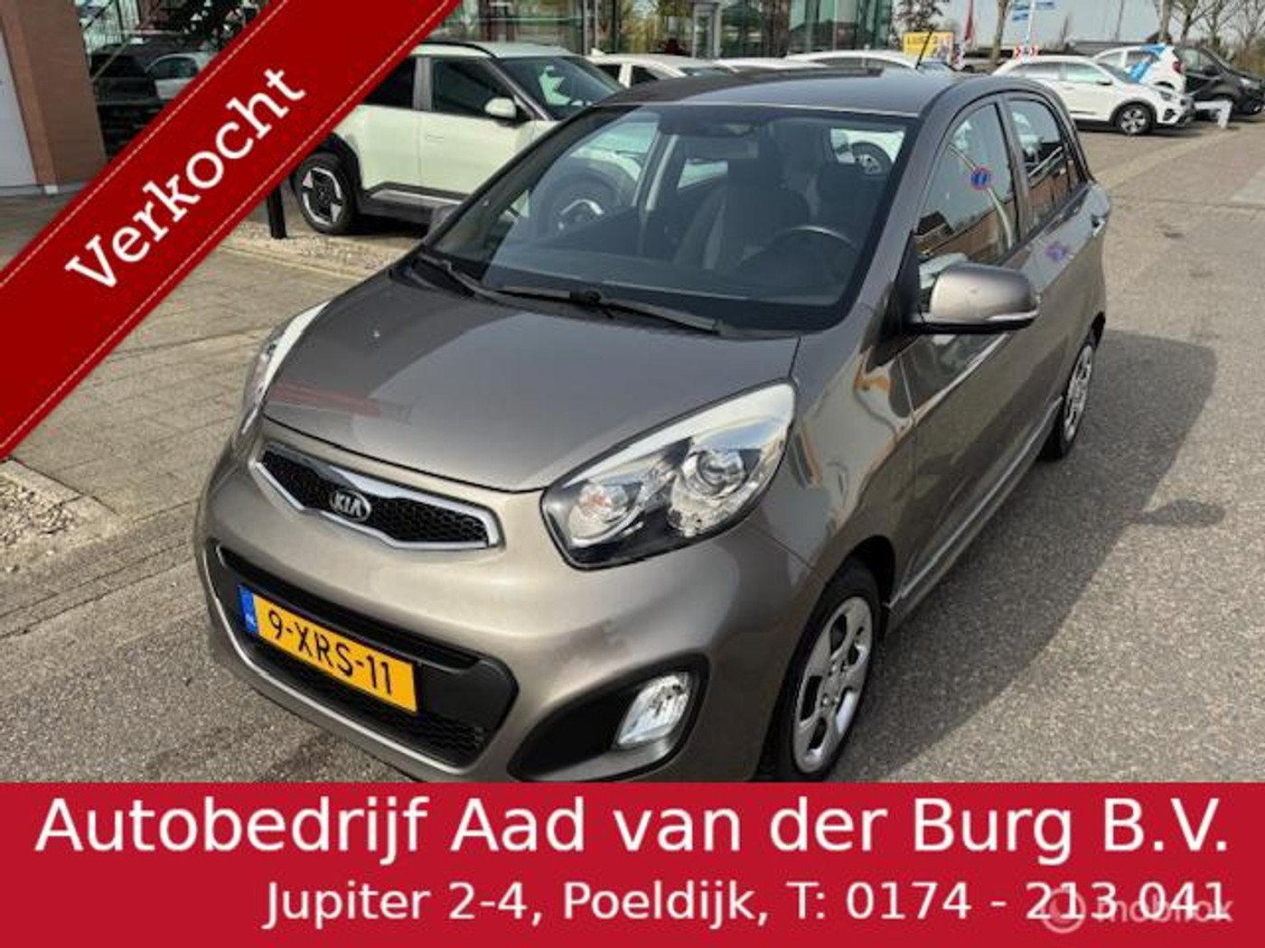 Kia Picanto 1.2 85pk Automaat 5 deurs ExecutiveLine , electr. ramen - spiegels - deurvergrendeling , Key less start / stop , Led verlichting voor & achter , dealer onderhouden 2014 - voorkant
