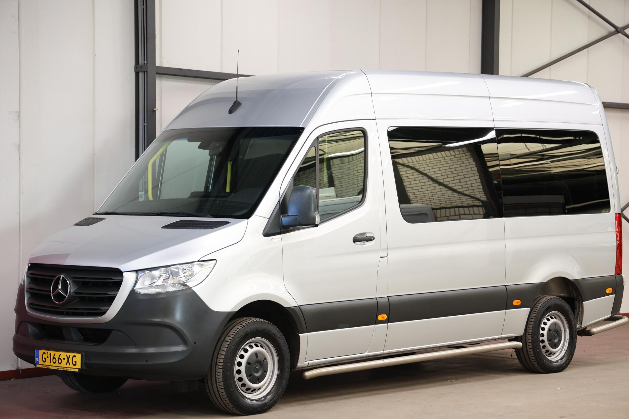 Mercedes-Benz Sprinter 314 CDI ROLSTOEL 9 PERS BIERMAN OMBOUW 2019 - voorkant