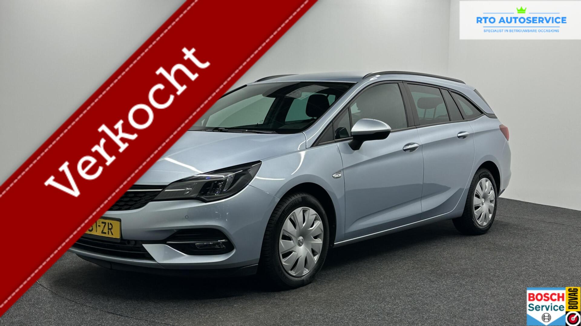 Opel Astra 1.2 Business Executive CAMERA TREKHAAK ECC NAVI CARPLAY 146 PK. 2020 - voorkant