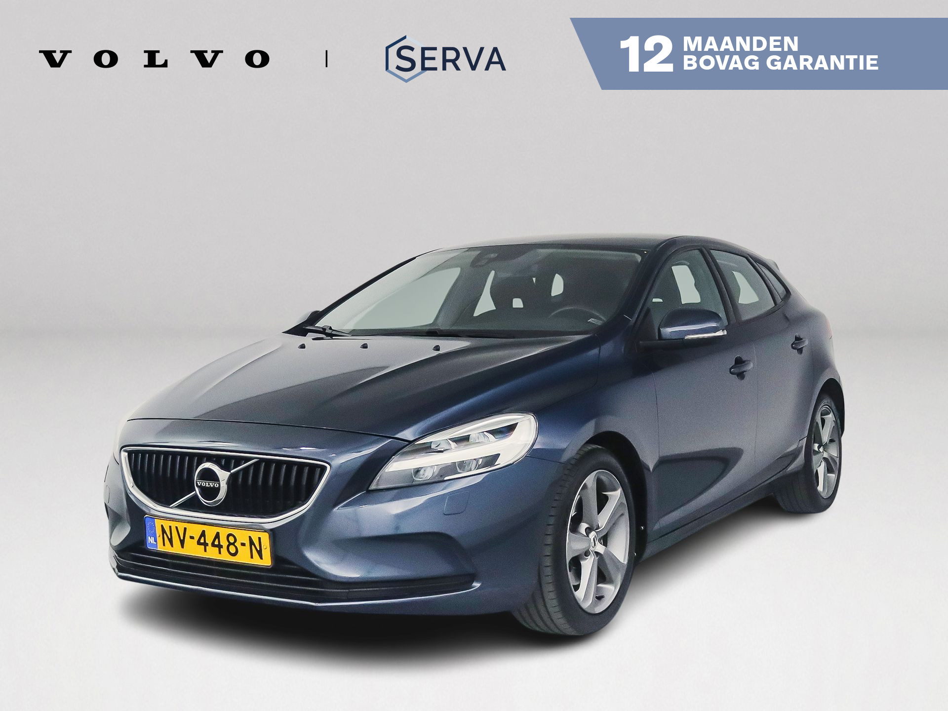 Volvo V40 T3 Nordic+ | Park assist | Stoelverwarming | Cruise control | Navigatie 2017 - voorkant