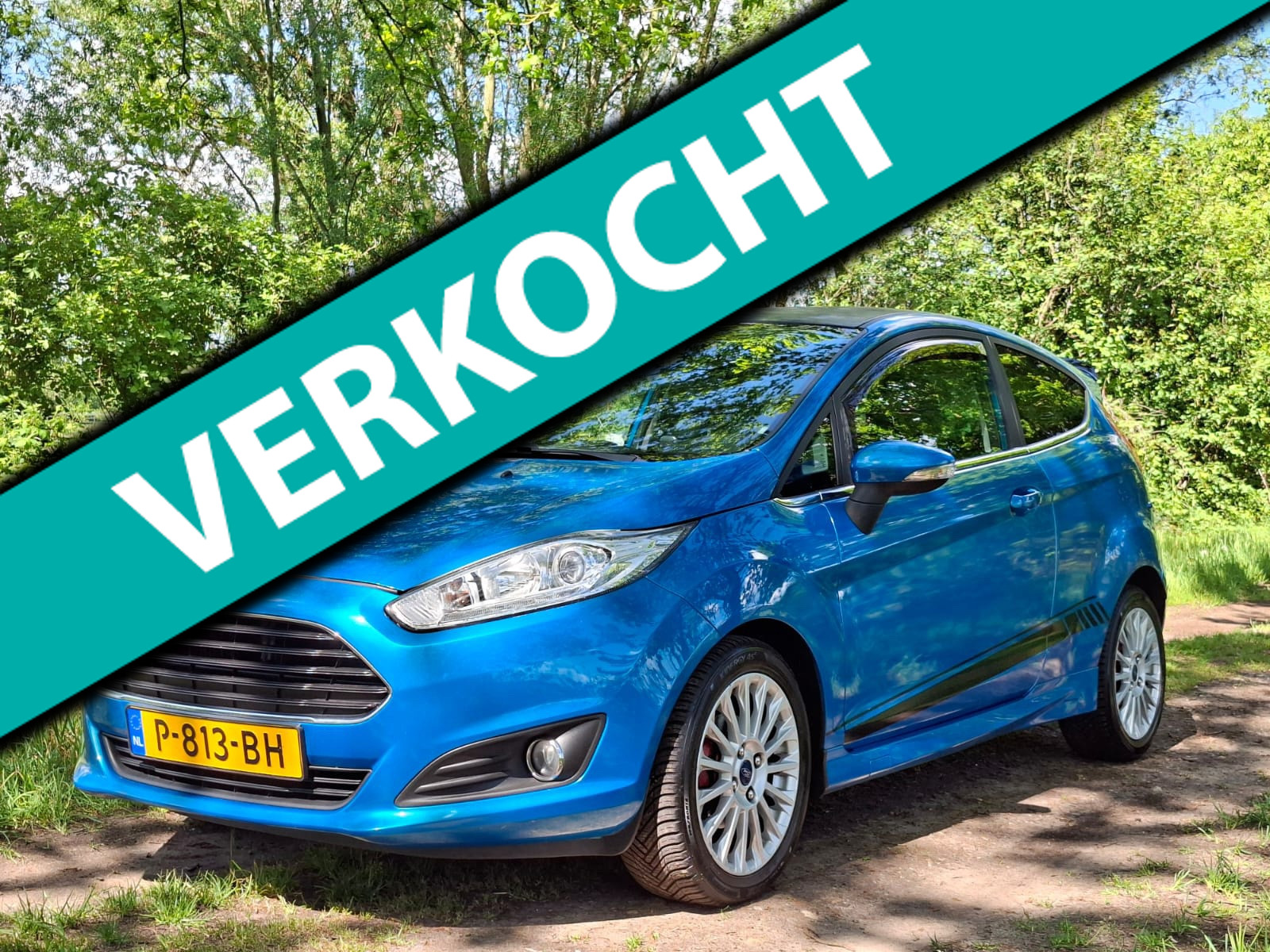 Ford Fiesta 1.0 EcoBoost Titanium/Stoelverw./NAP/LED/Airco/Elekt.ramen/APK! 2012 - voorkant