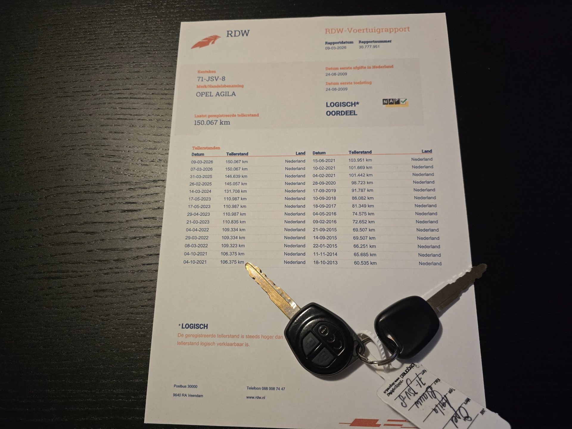 Foto van Opel Agila