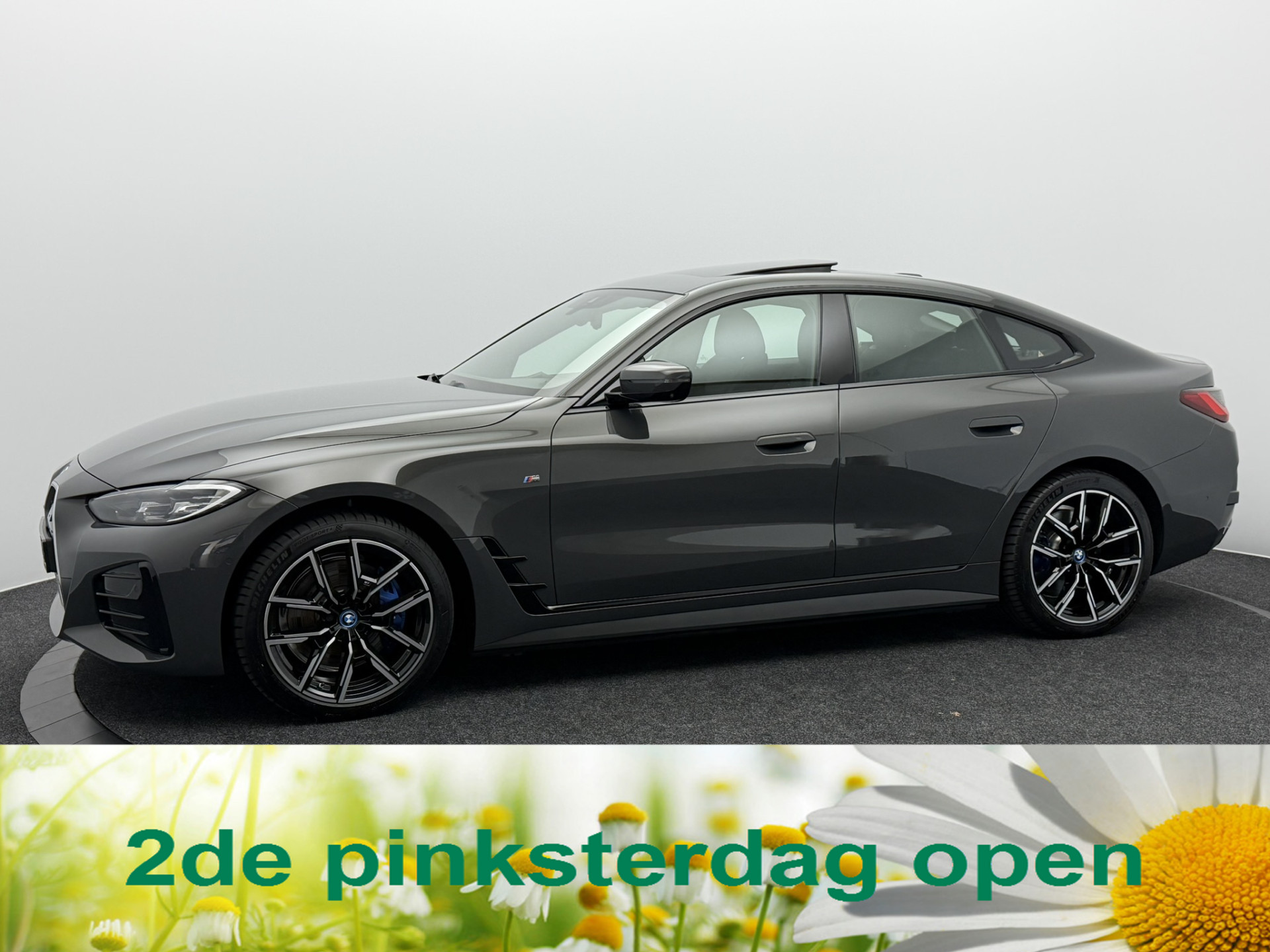 BMW I4 Edrive40 eDrive40 84 kWh M Sport Pro SOH 97,4% | Wegklapbare Trekhaak | 360° Camera | Harman/Kardon | Schuif\Kanteldak 2024 - voorkant