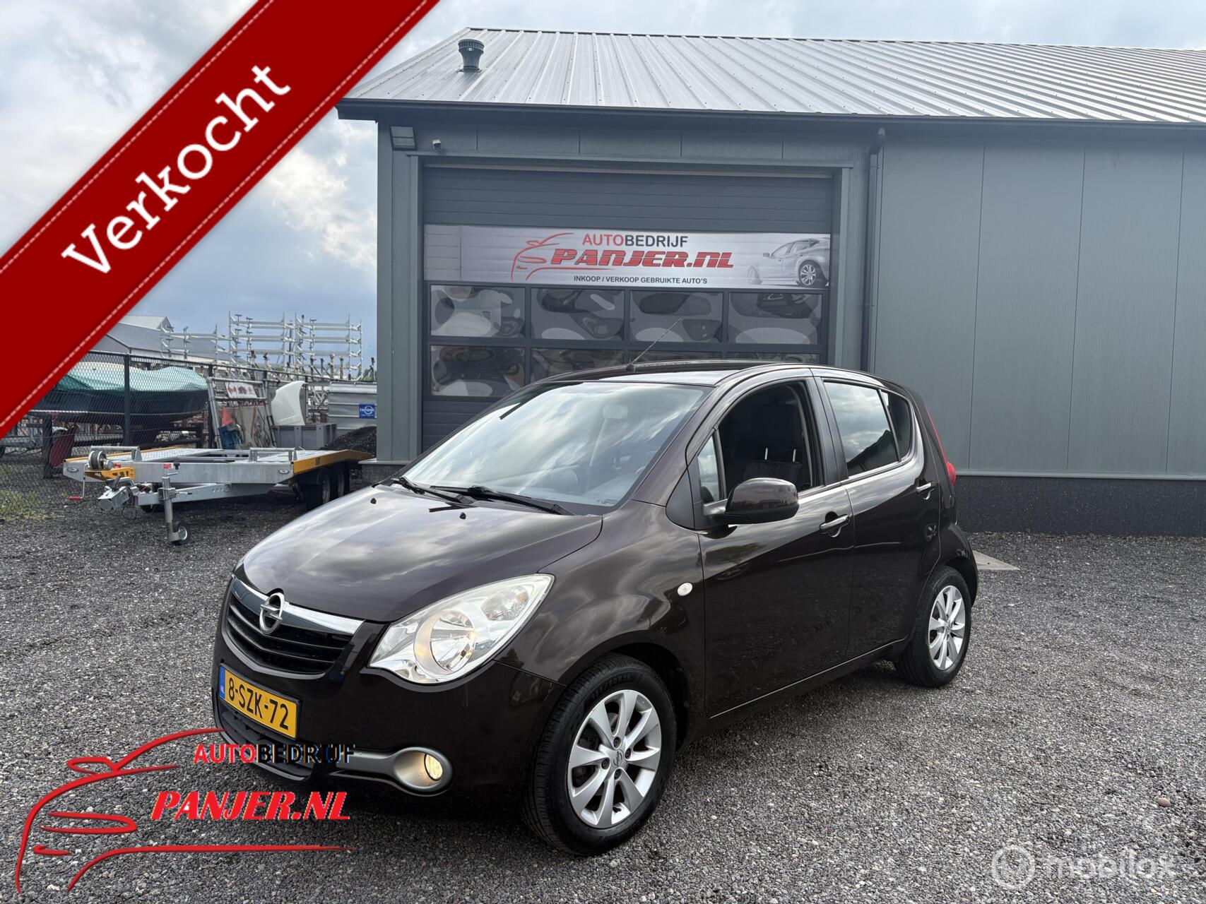 Opel Agila 1.0 Berlin "HOGE INSTAP+WEINIG KILOMETERS" 2013 - voorkant