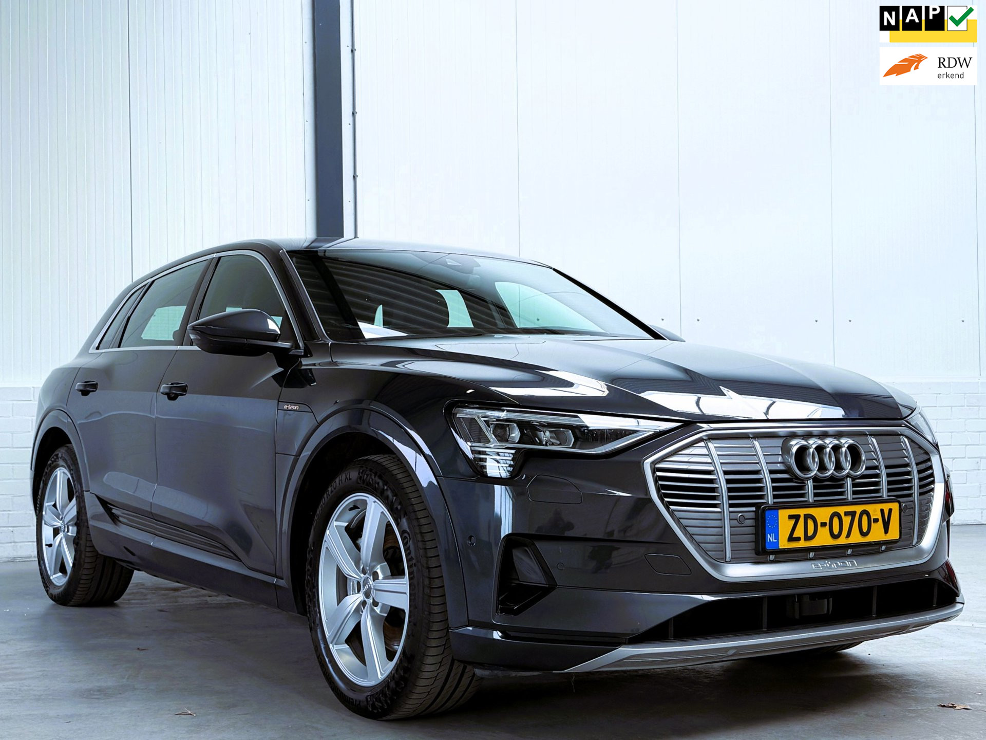 Audi Audi E-tron E-tron 55 quattro advanced Pro Line S 95 kWh|B&O|Adaptief 2019 - voorkant