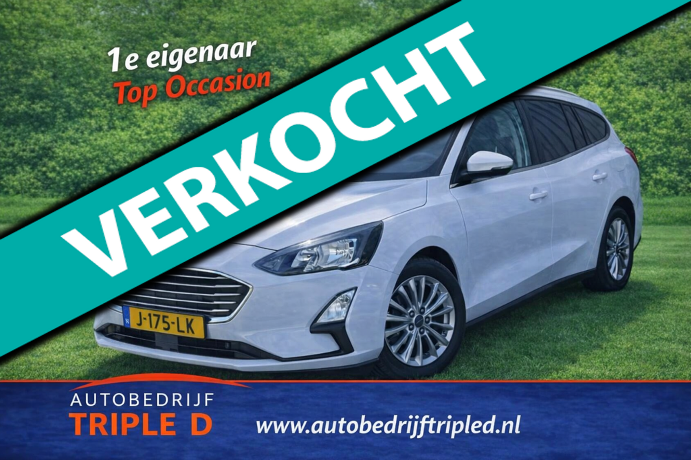 Ford Focus 1.0 EcoBoost Hybrid Titanium X Business 2020 - voorkant