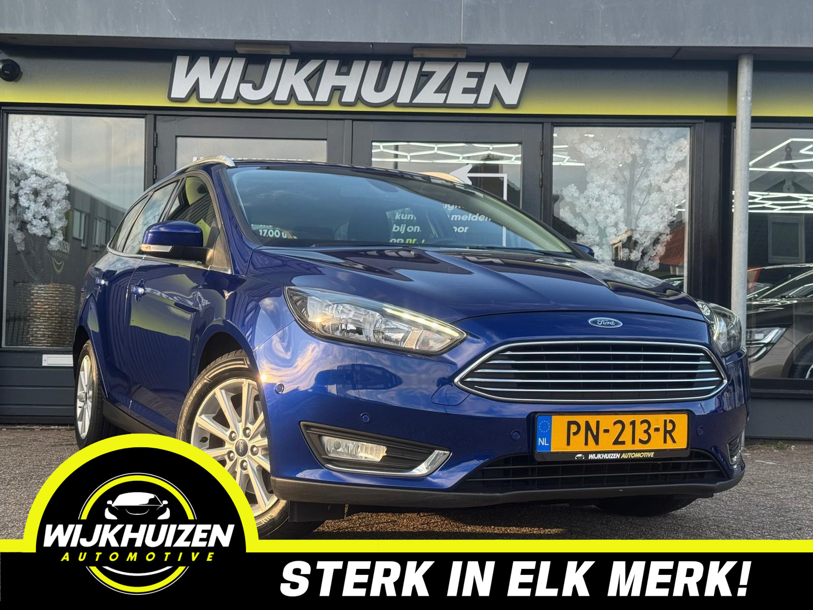 Ford Focus 1.5 Titanium met Climate !!! Led !!! Navigatie !!! Luxe !!! 2017 - voorkant
