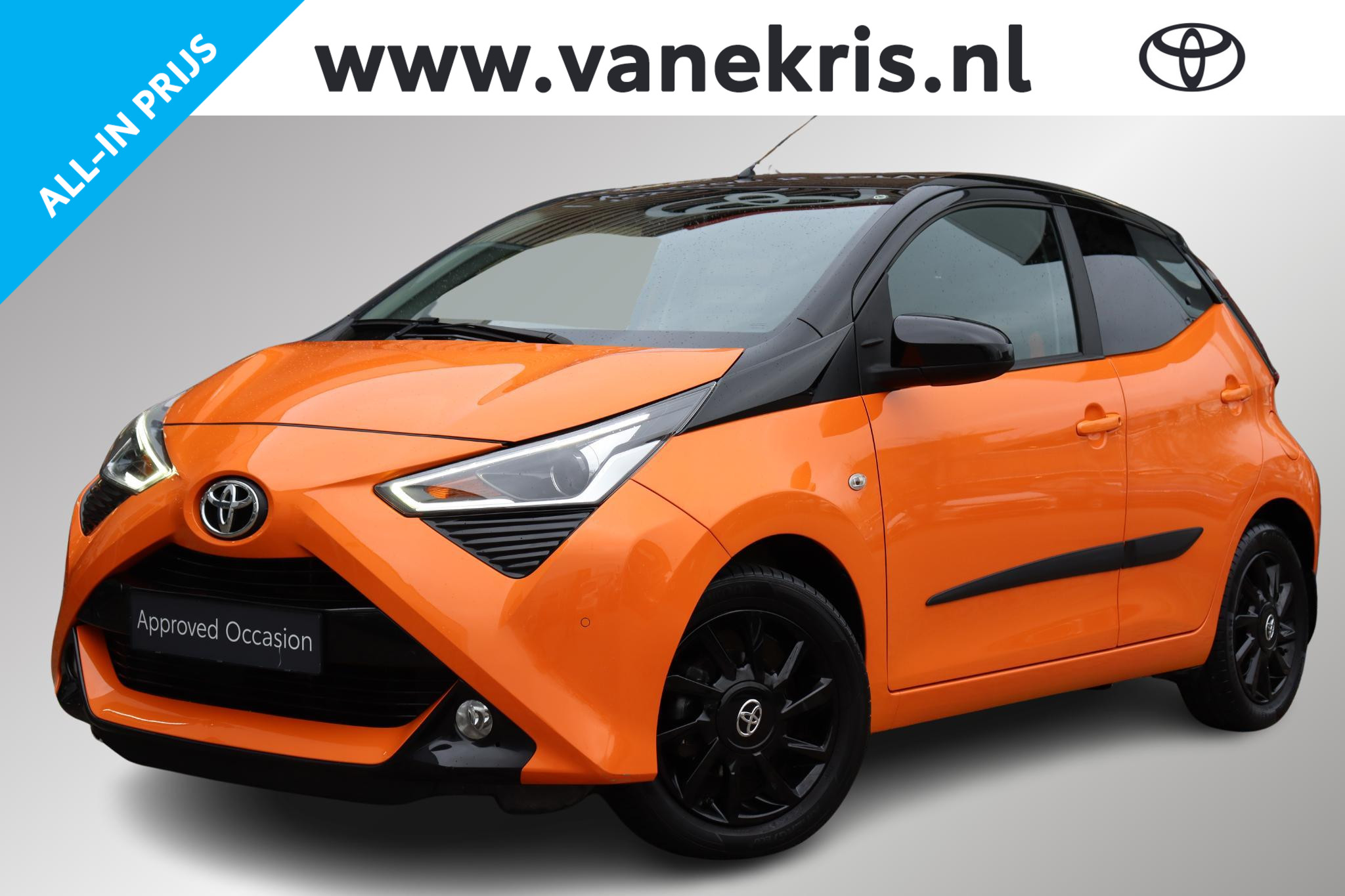 Toyota Toyota Aygo 1.0 VVT-i X-Cite Automaat, 2019 - voorkant