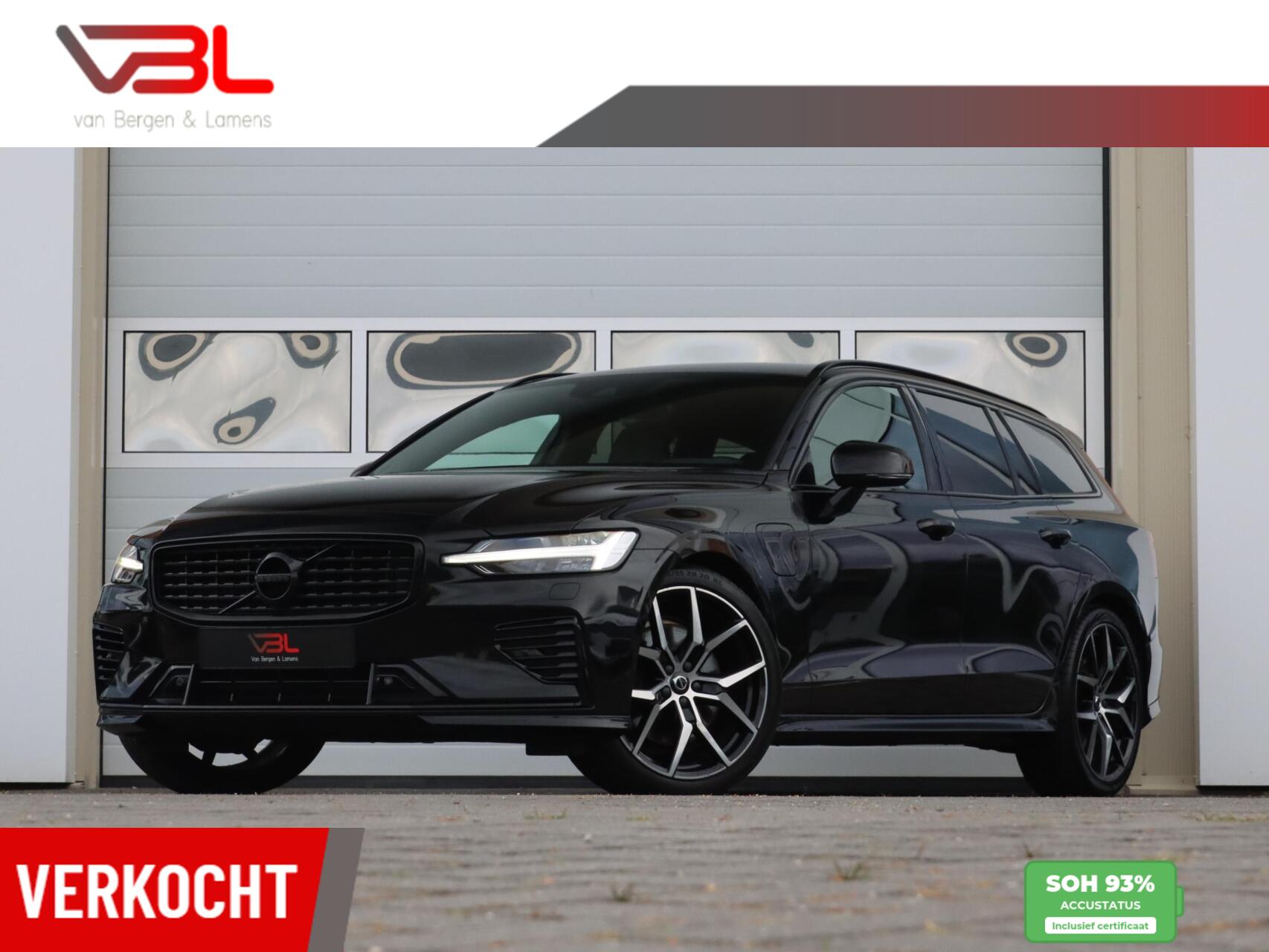 Volvo V60 2.0 T8 Recharge 390PK AWD R-Design | 20inch | SOH 93% 2021 - voorkant