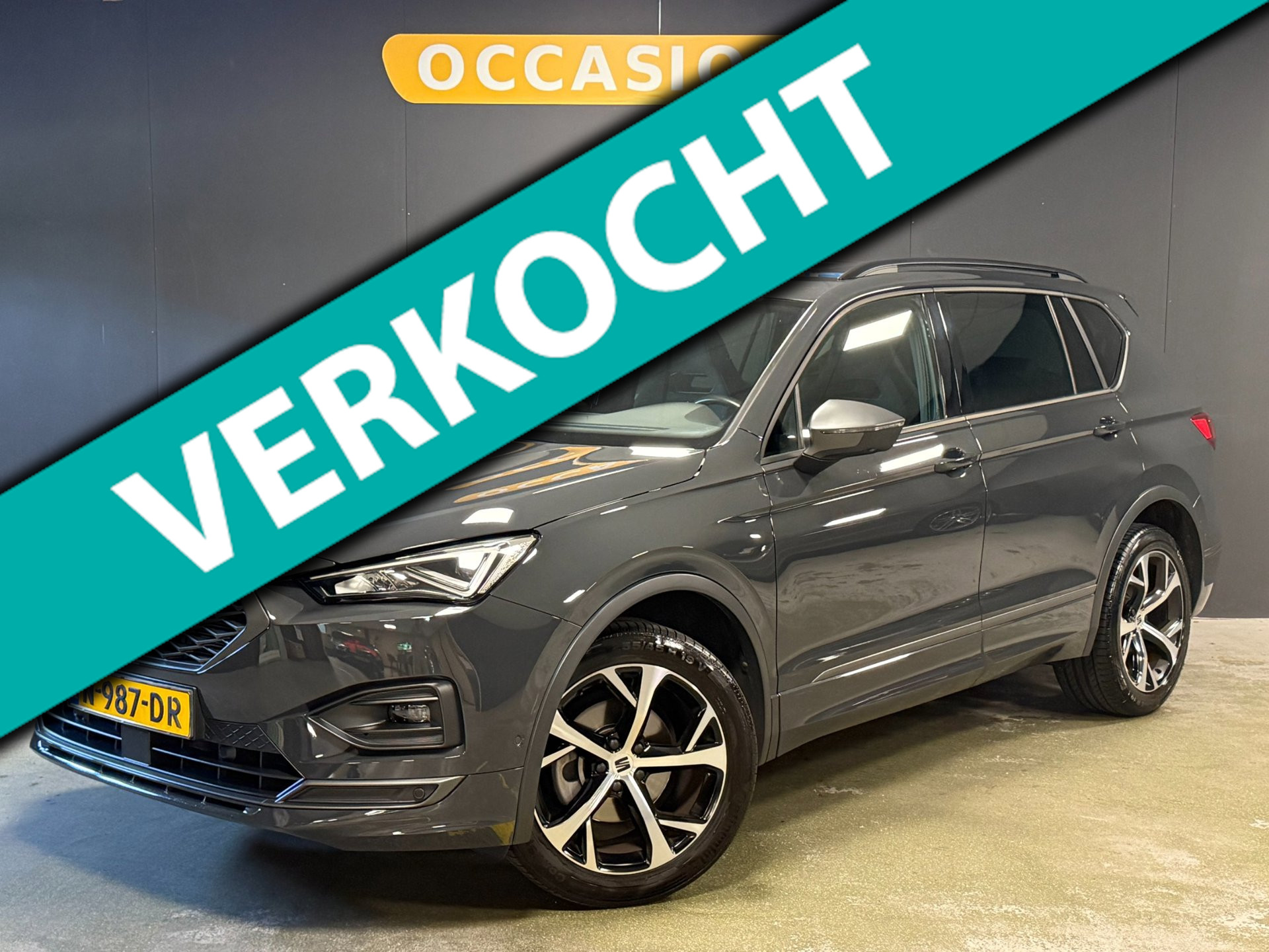 Seat Tarraco 1.5 TSI FR Business Intense 7p.|360CAM|KEYLESS|ACC|SFEER|DODEHOEK|MEMORY|CARPLAY|BLUETOOTH|19INCH| 2021 - voorkant