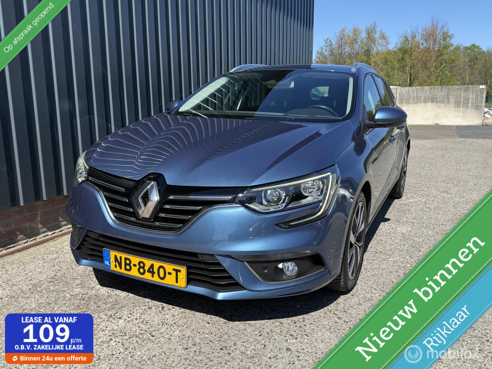 Renault Megane 1.2 TCe Bose NAP/DEALER O.A/BOSE/CAMERA 2017 - voorkant