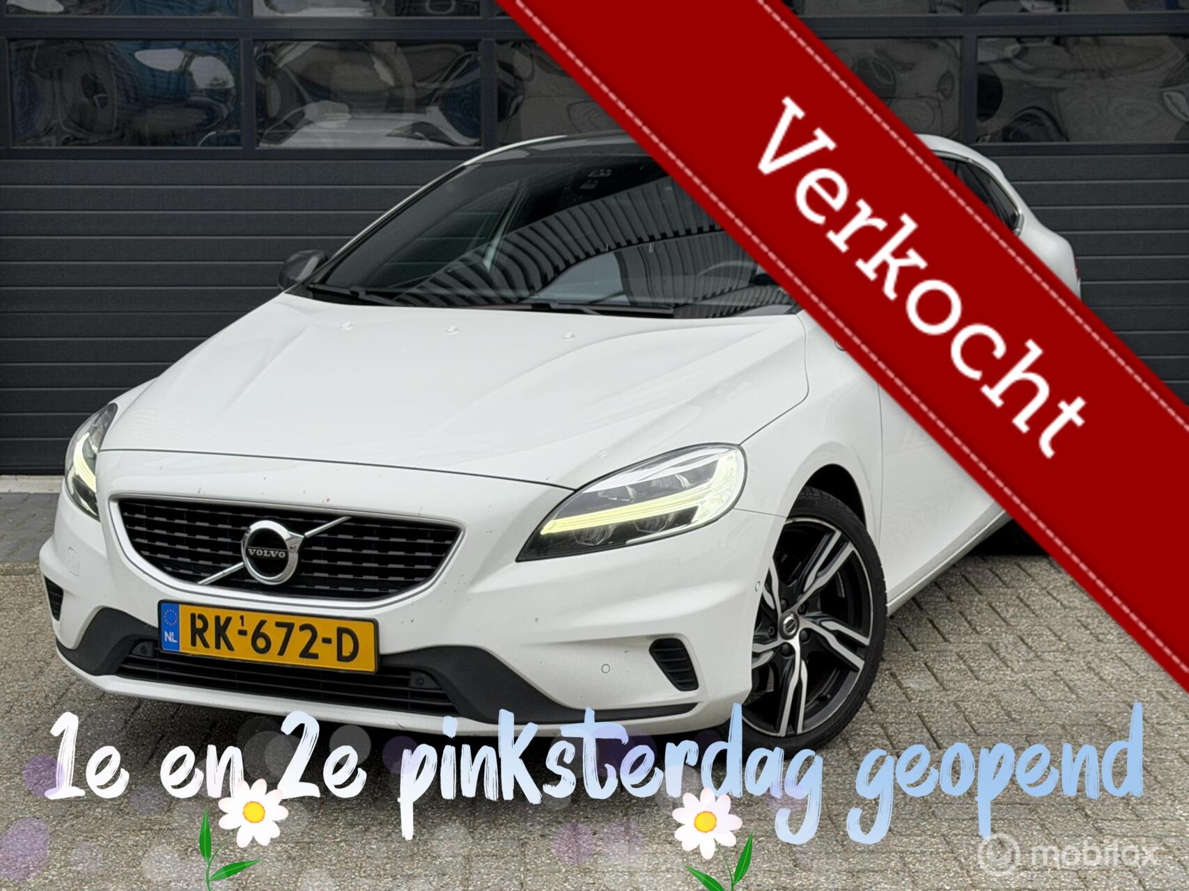Volvo V40 2.0 D3 R-Design | Pano | Cruise | Camera | Stoelverw 2017 - voorkant