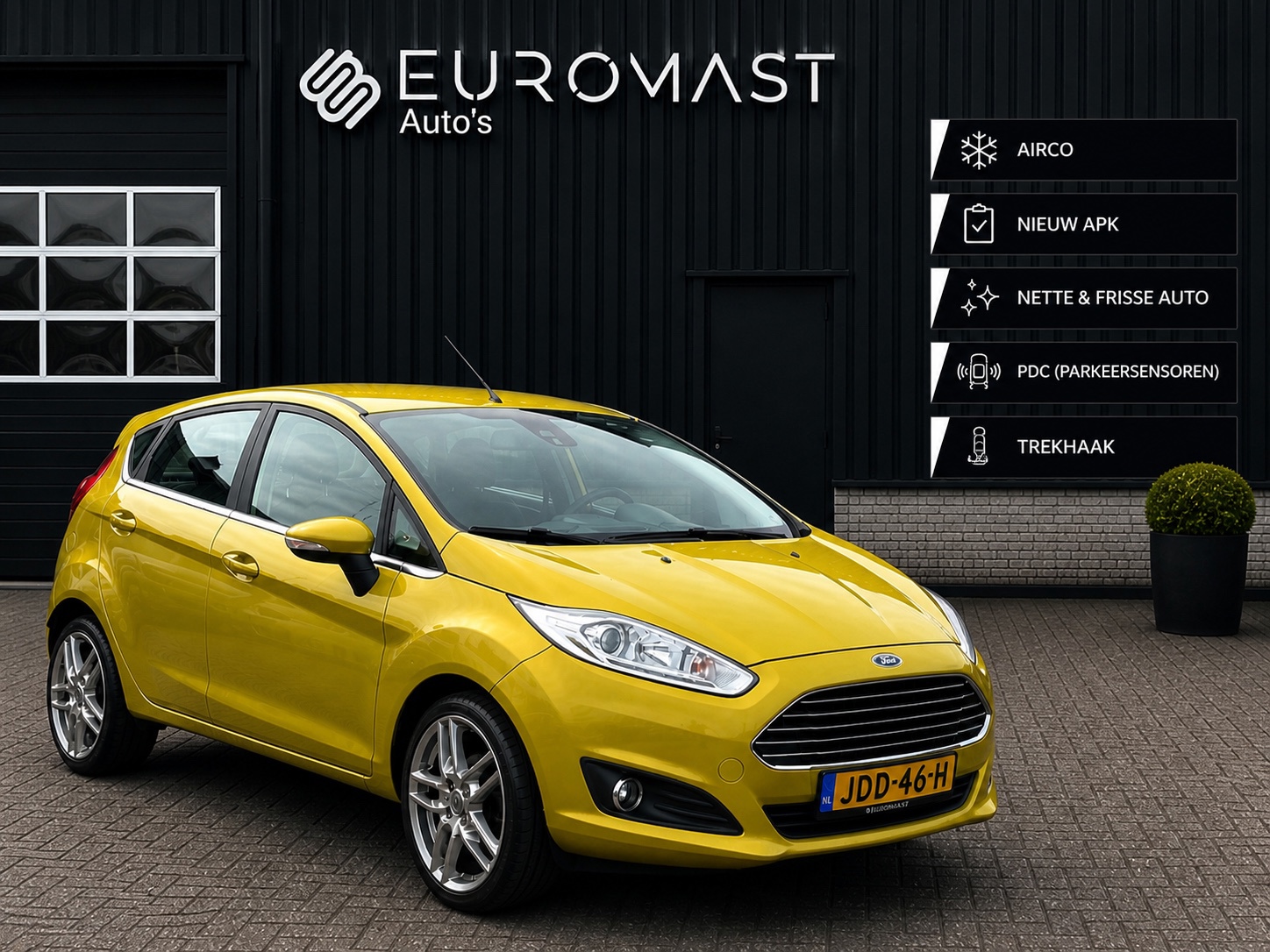 Ford Fiesta 1.0 EcoBoost Titanium Airco | 5Deurs | Nieuw Apk | LMV | Nette auto | Lage KM 2013 - voorkant