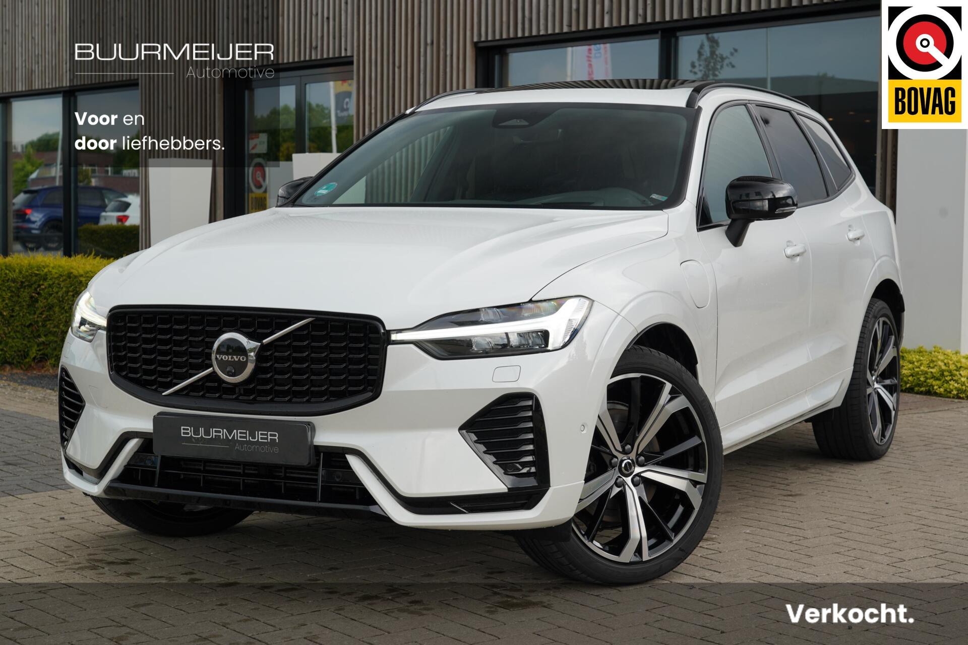 Volvo Xc60 T6 Plug-in hybrid AWD Ultimate Dark Long Range | Trekhaak | Luchtvering | Stoelventilatie & massage | Stoelverwarming | Schuif/kanteldak | Head-Up Display | Lederen interieur | Adaptieve cruise control | 2022 - voorkant