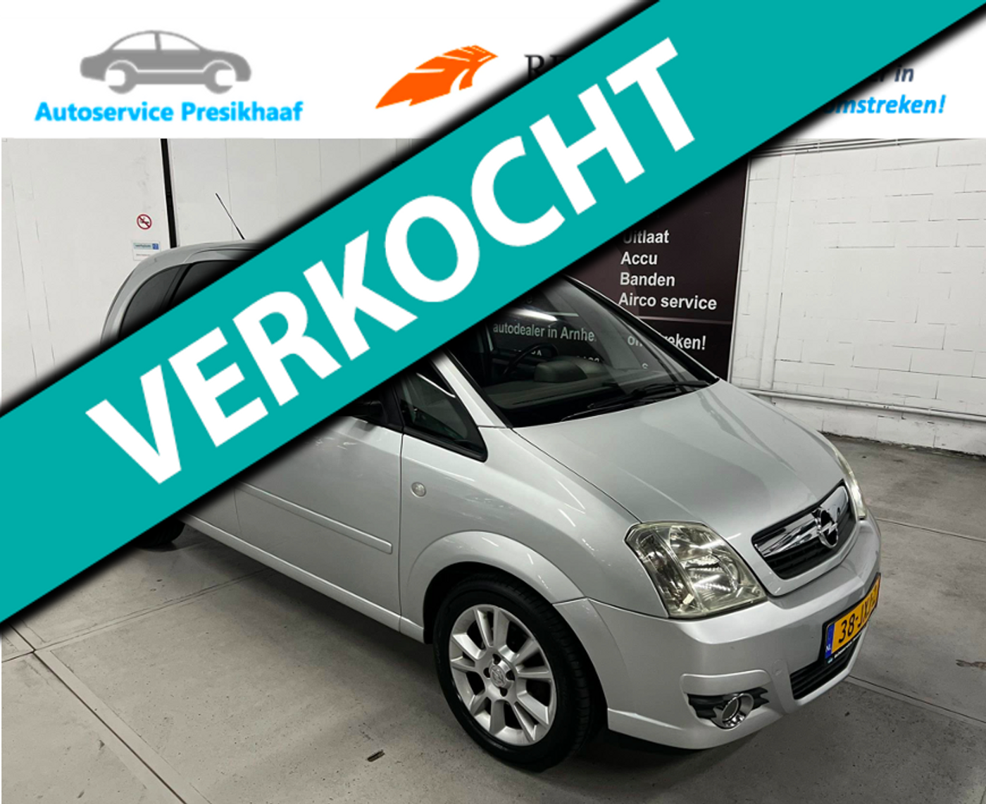 Opel Meriva 1.6-16V Cosmo HALF-LEDER / NAP / LM VELGEN 2009 - voorkant