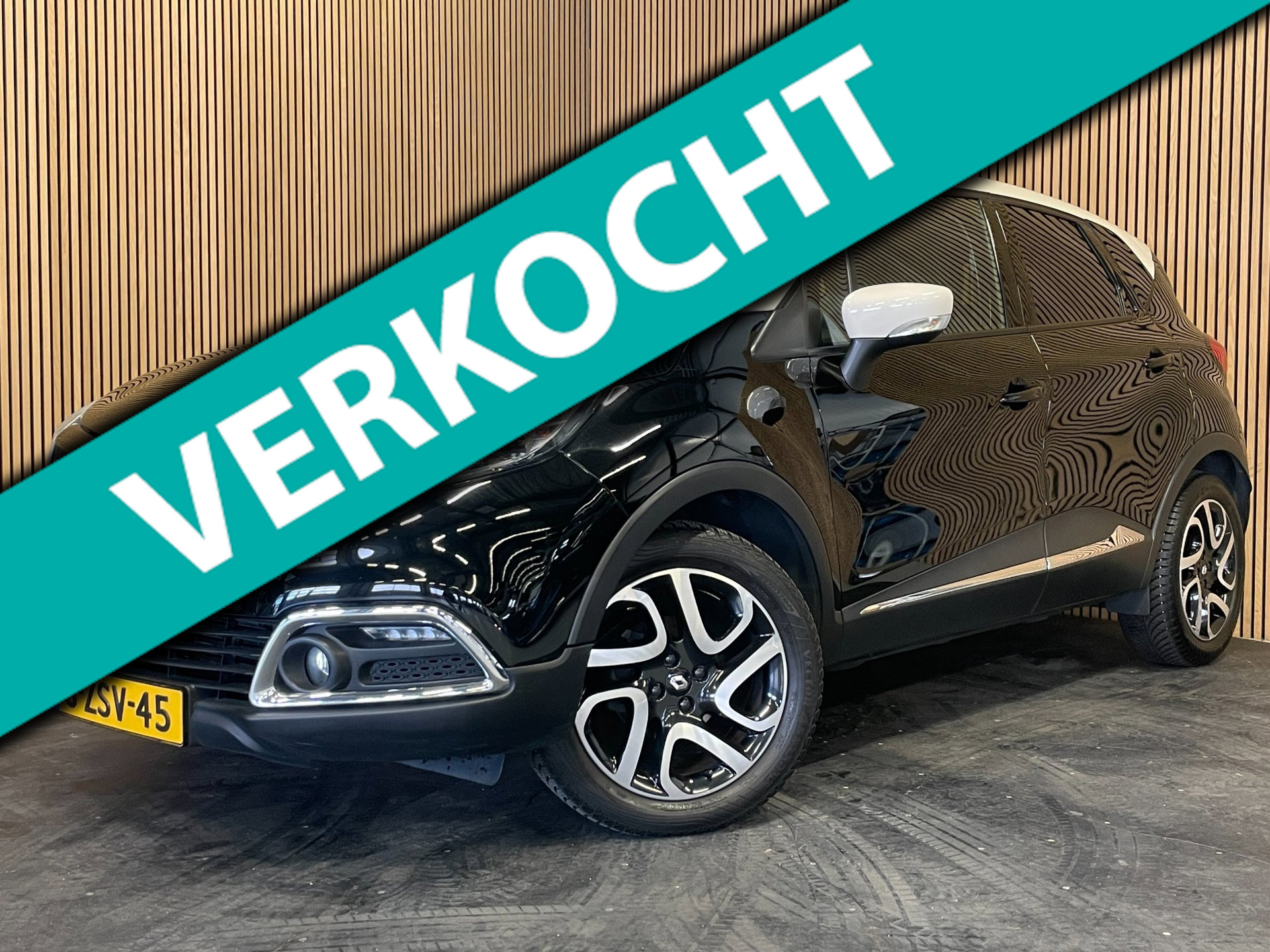 Renault Captur 0.9 TCe Dynamique|TREKHAAK|KEYLESS|NAVI|ANDROID|CAMERA|CRUISE CONTROL|BLUETOOTH|AIRCO|ELEK.PAKKET|PDC|NL-AUTO|NAP| 2015 - voorkant