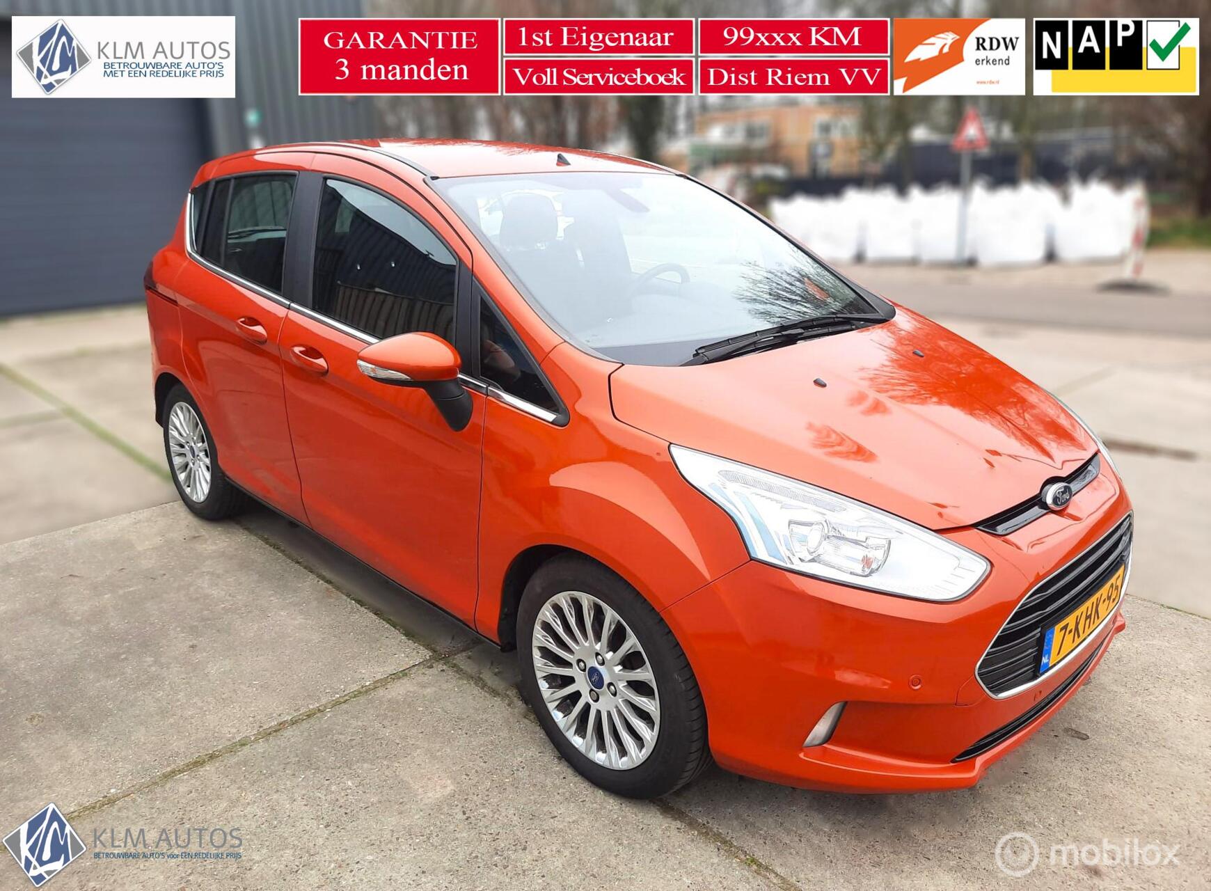 Ford B-max 1.0 EcoBoost Titanium/1eignr/Vol onderhd/DIST VV 2013 - voorkant
