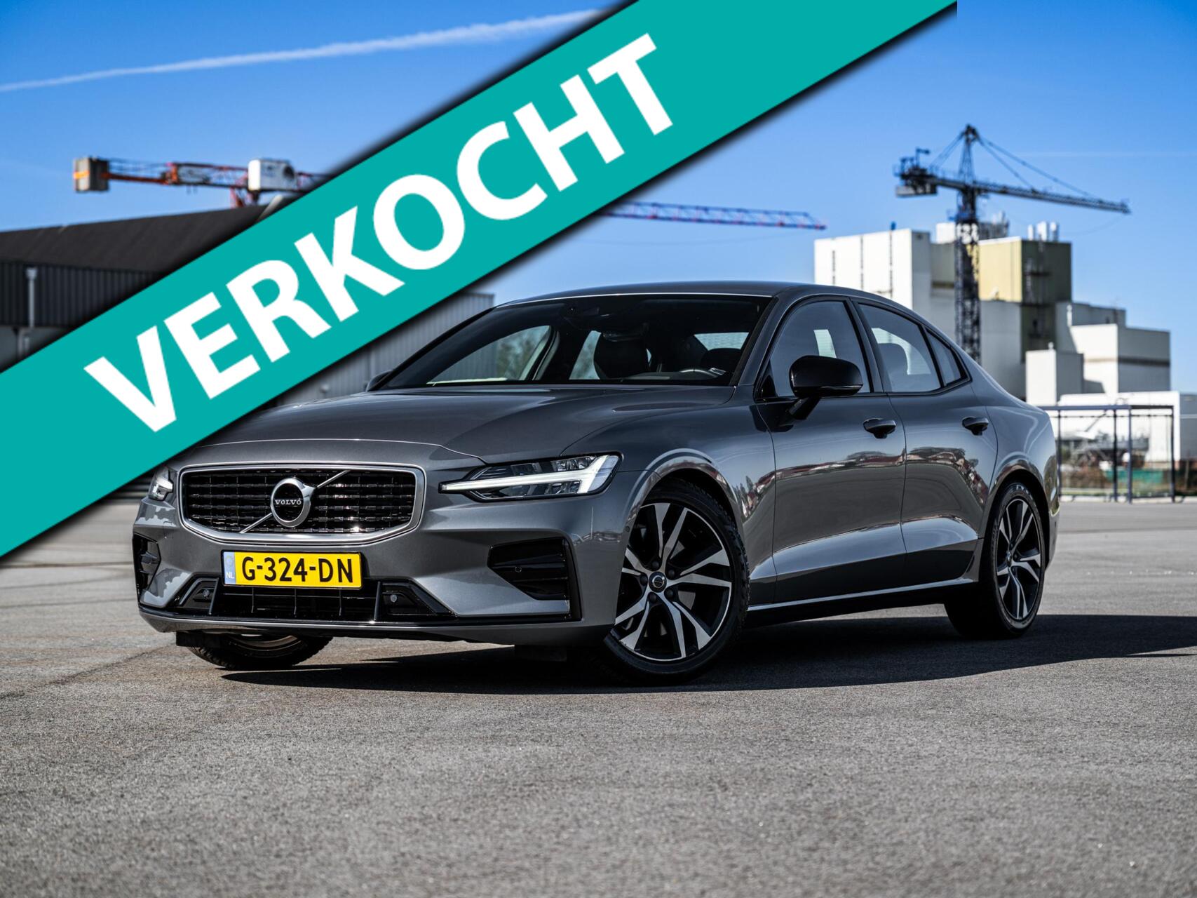 Volvo S60 2.0 T5 250PK R-Design Leder CarPlay Stoelverwarming Led Navi Virtual Origineel NL 2019 - voorkant
