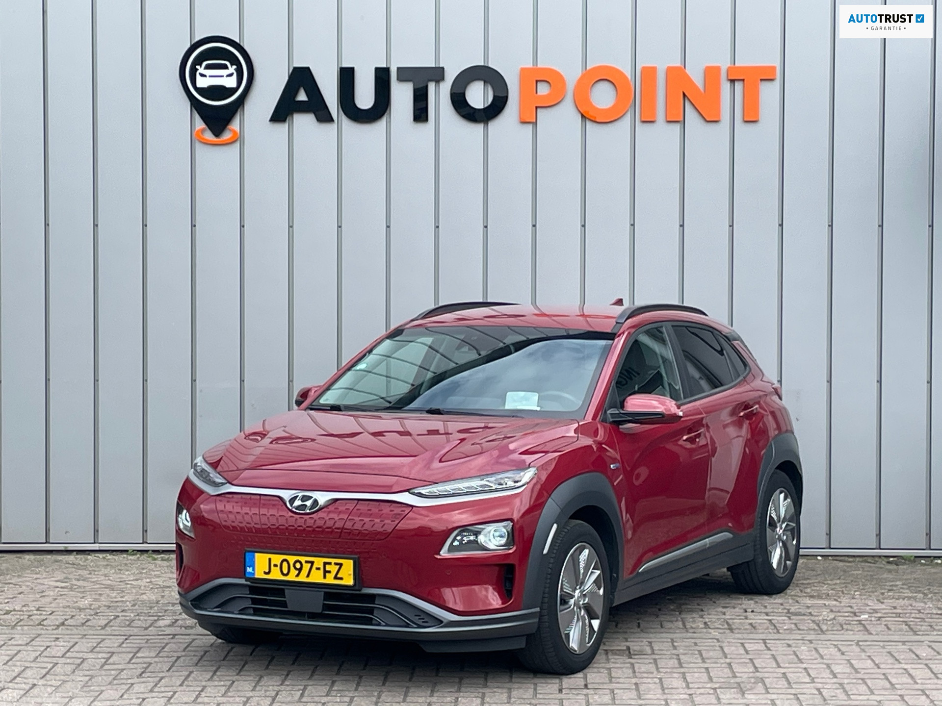 Hyundai Kona EV Premium 64 kWh SOH 100 % WARMTEPOMP HEAD-UP 2020 - voorkant