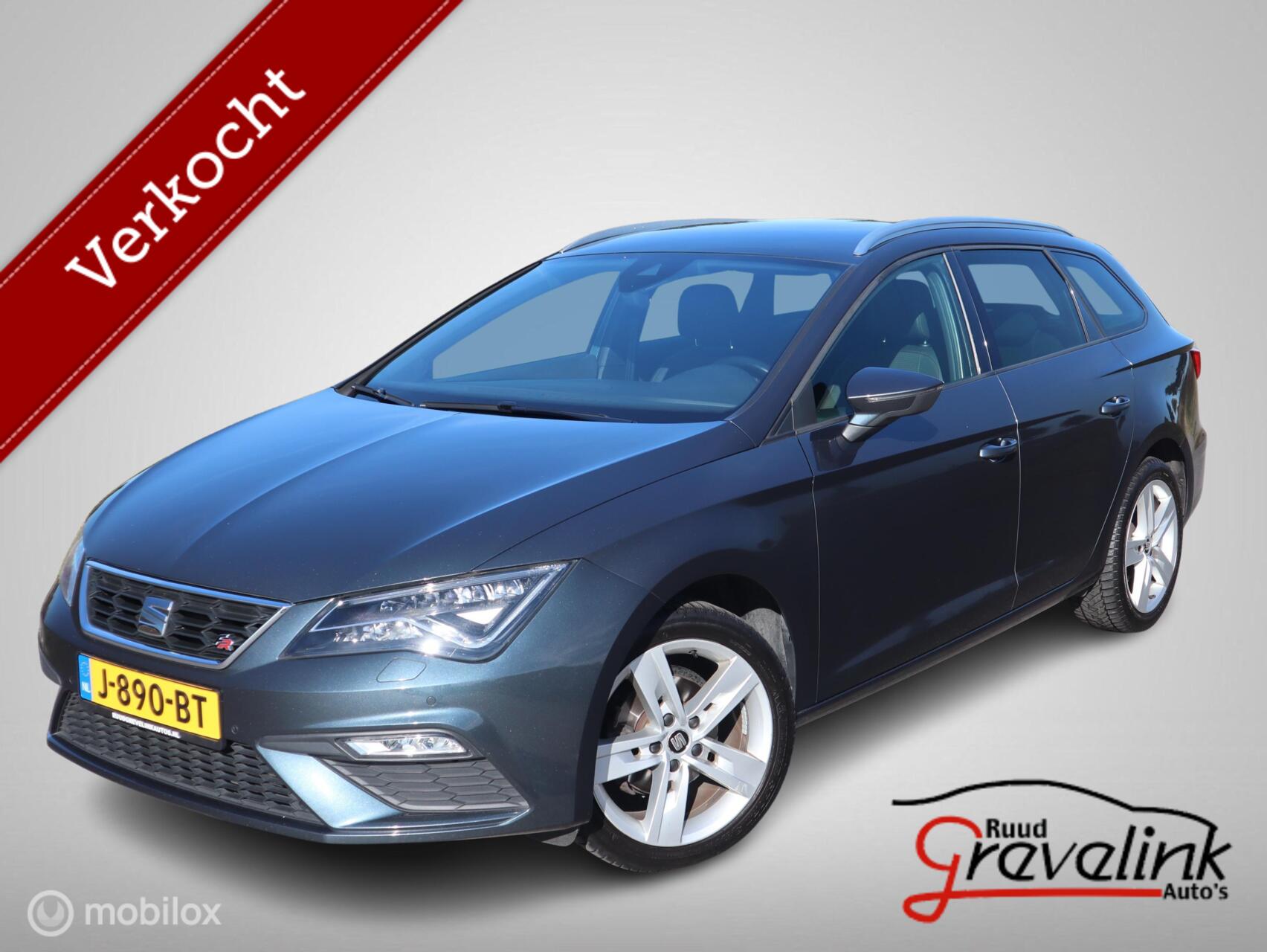 Seat Leon ST TSI 116 PK H6 FR Ultimate Edition Navigatie Stoelverwarming Full Led Camera 2020 - voorkant