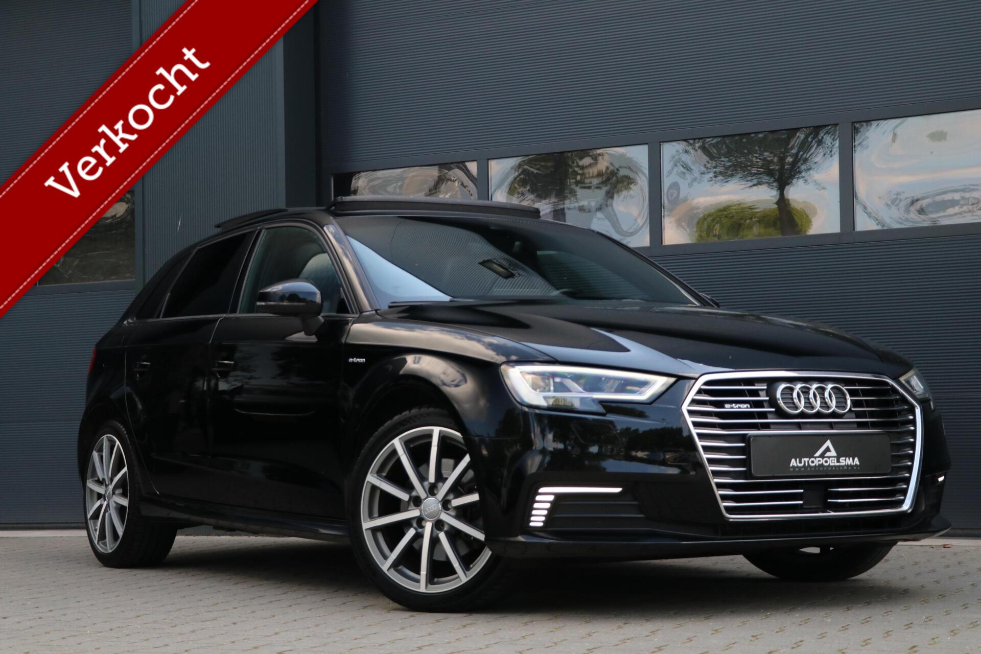 Audi A3 Sportback E-tron 1.4 e-tron |2x S-LINE| Panoramadak LaneAssist AppleCarplay Sportzetels Ecc PrivacyGlass 129000KM BJ2017 2017 - voorkant