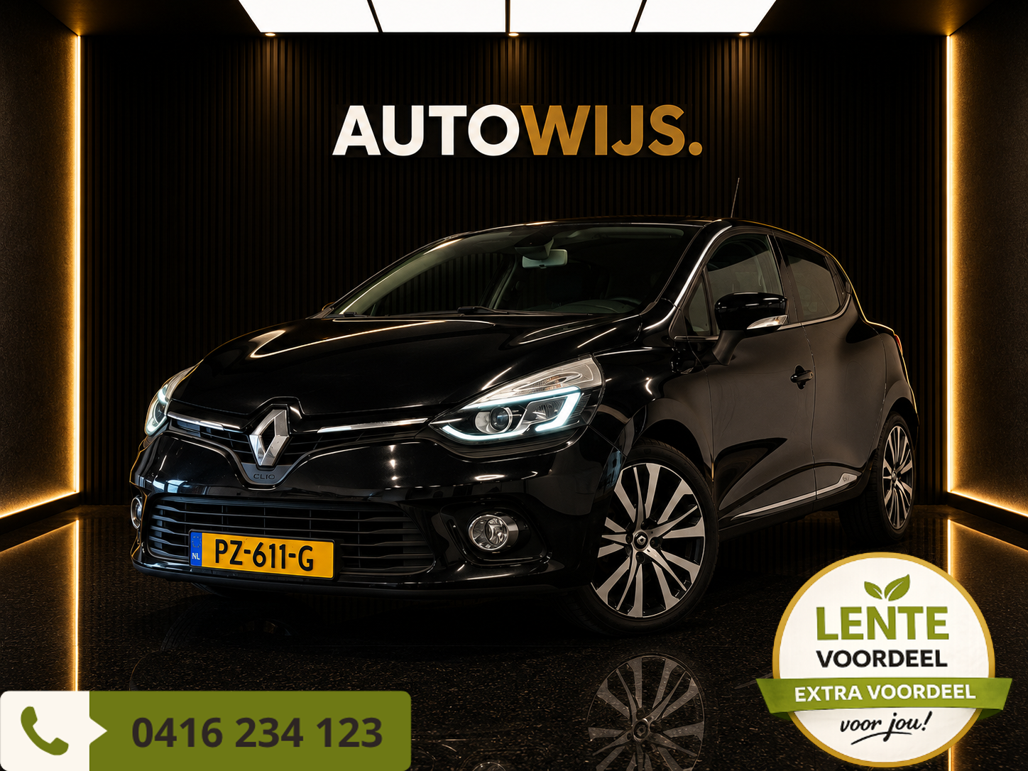 Renault Clio 1.2 GT | AUT | LEDER | CAMERA | 2015 - voorkant