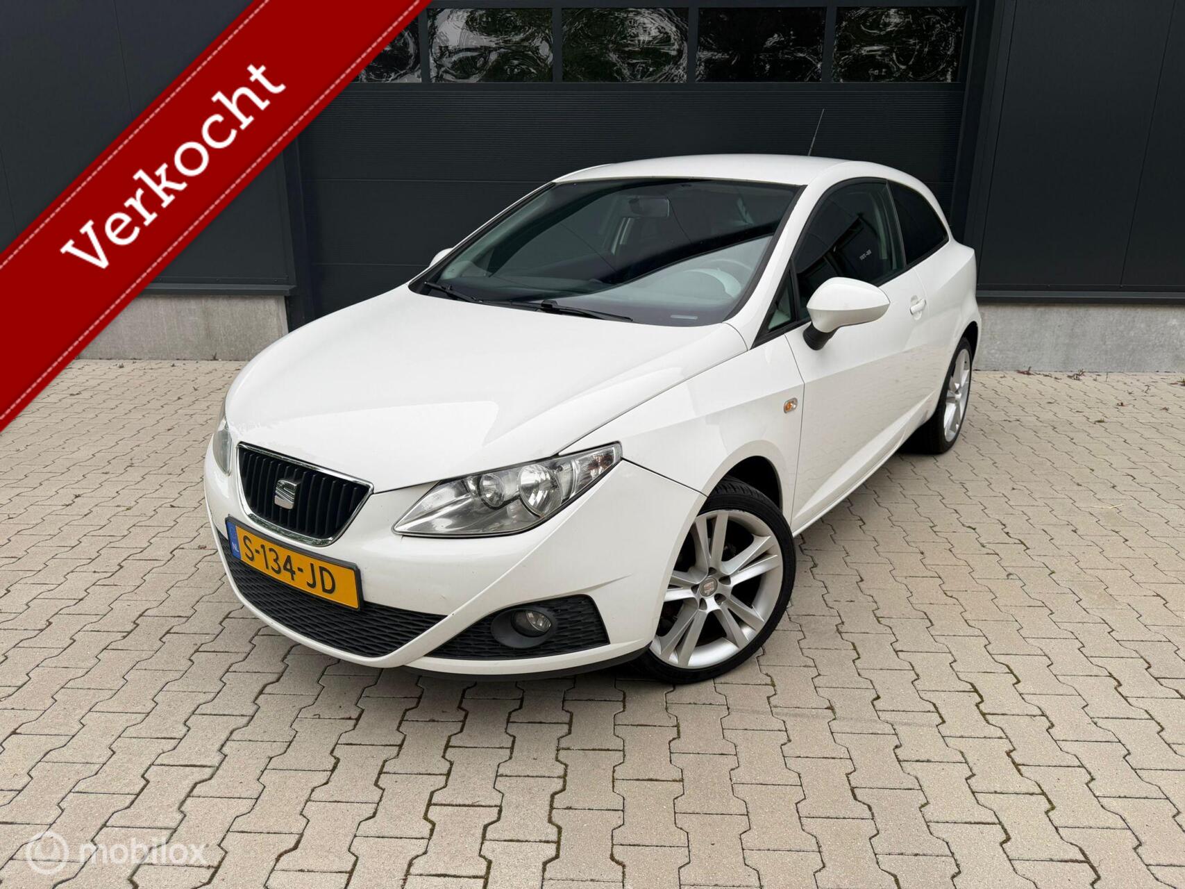 Seat Ibiza 1.6 Style Airco NW APK 05/27 Ketting VV Cruise 2009 - voorkant