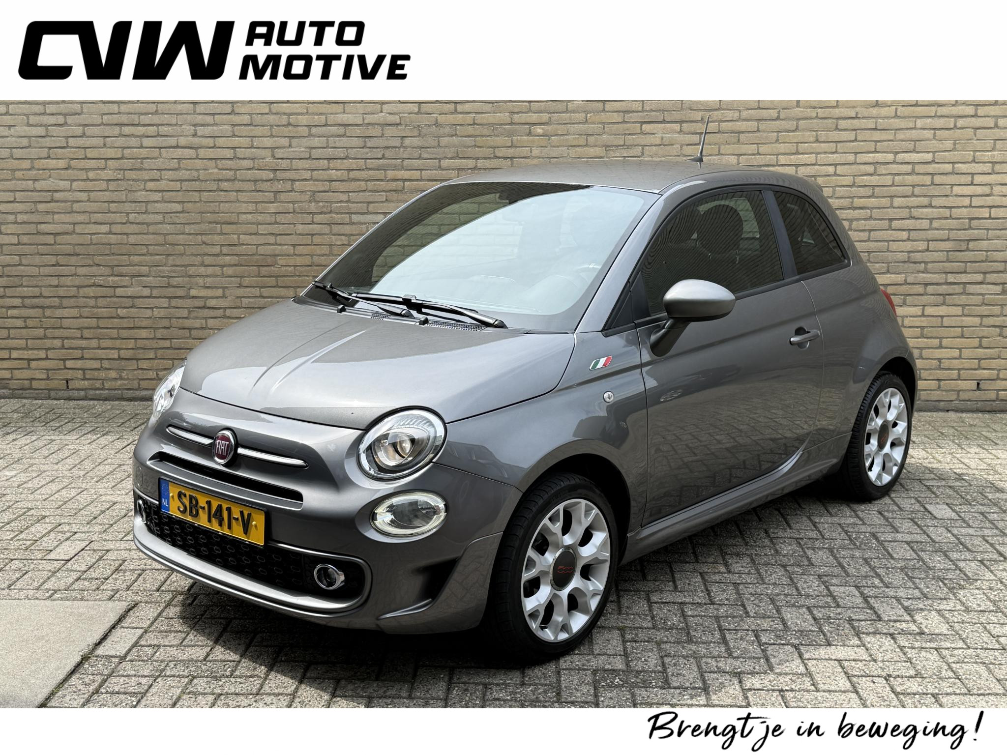Fiat Fiat 500 1.2 Sport 69pk | Half leder | Sportstoelen | 2017 - voorkant