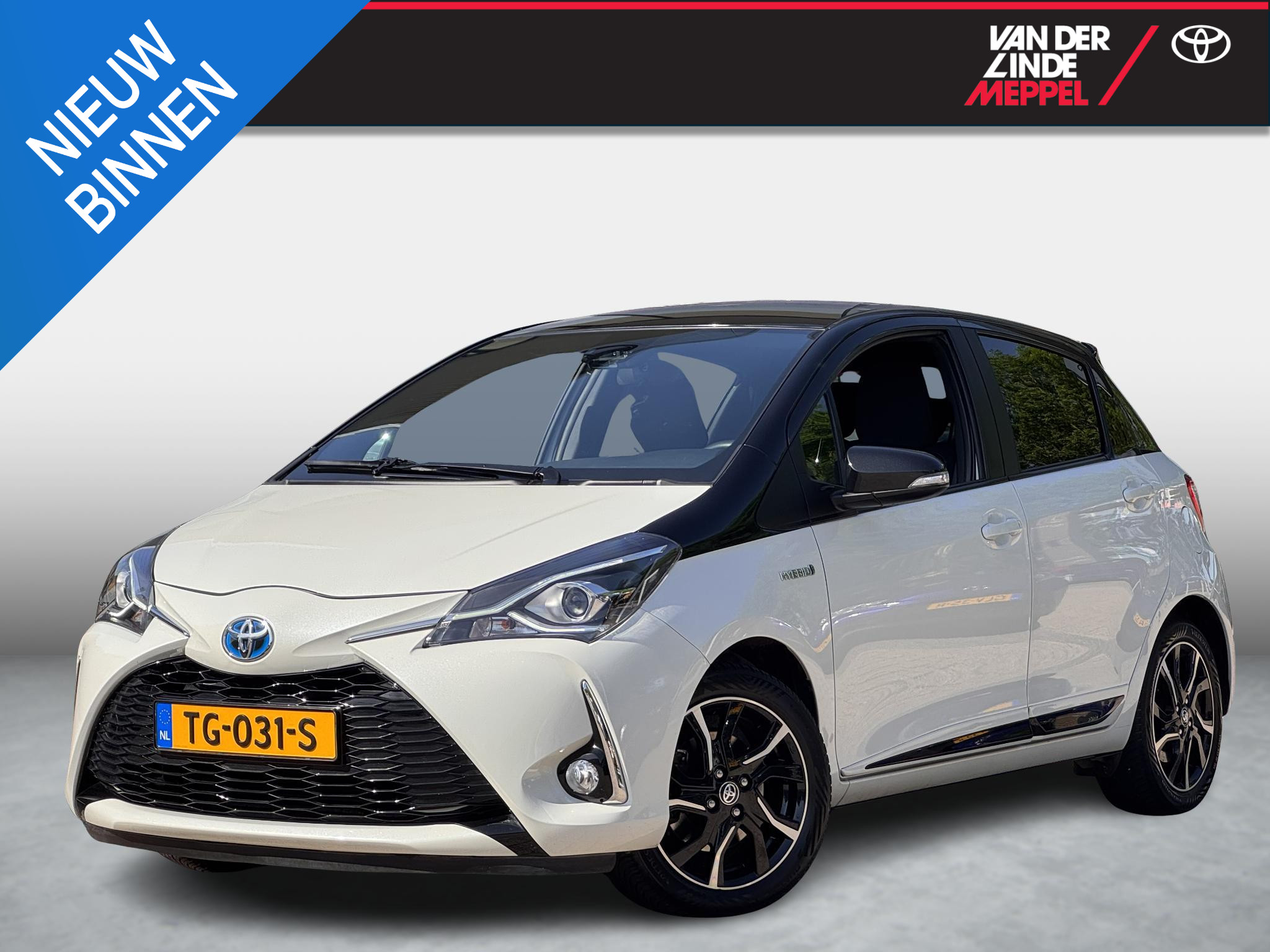 Toyota Toyota Yaris Hybrid 1.5 Hybrid Bi-Tone Camera Cruise Clima 2018 - voorkant