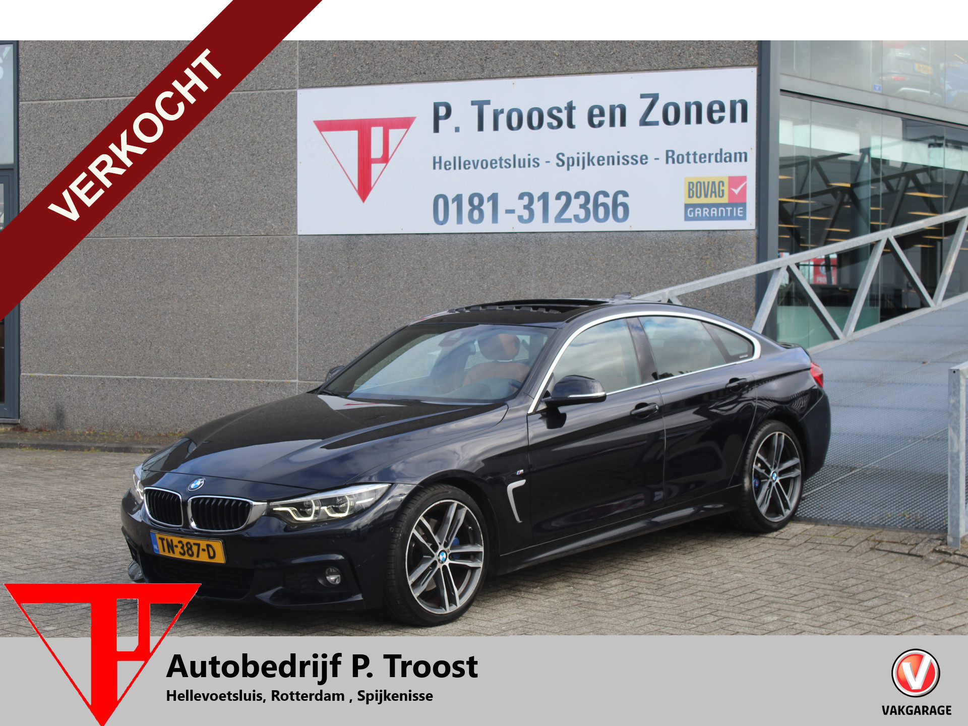 BMW 420i 420i High Executive M-pakket/Panoramadak/Stoelverwarming/Head-Up display/Harman kardon/DAB/Lederen bekleding/Achteruitrijcamera/19 Inch 2018 - voorkant