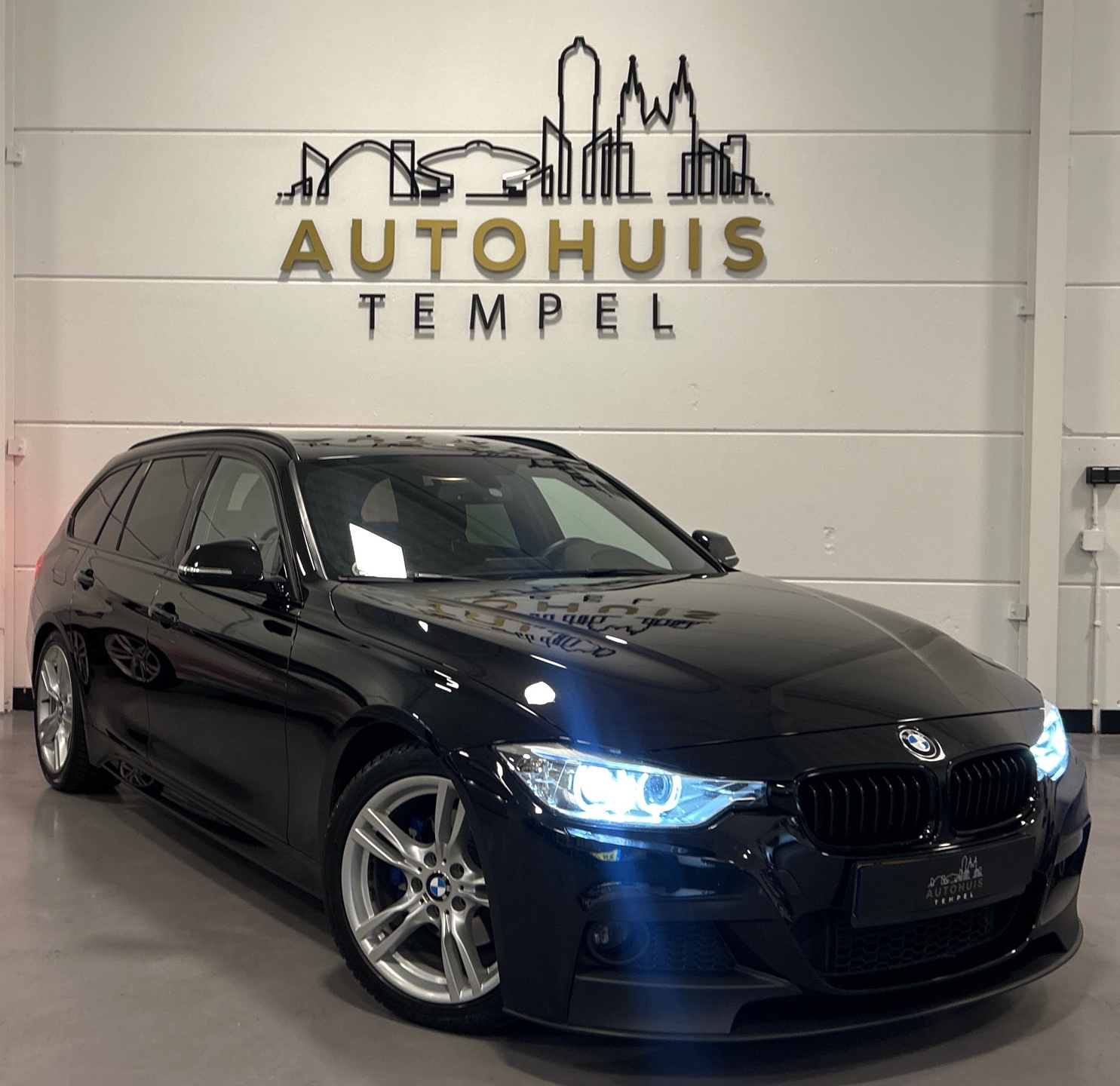 BMW 320d 320d High Executive M Pakket Navi Pdc Led Stoelverwarming Climate Alcantara Nwe APK 2014 - voorkant