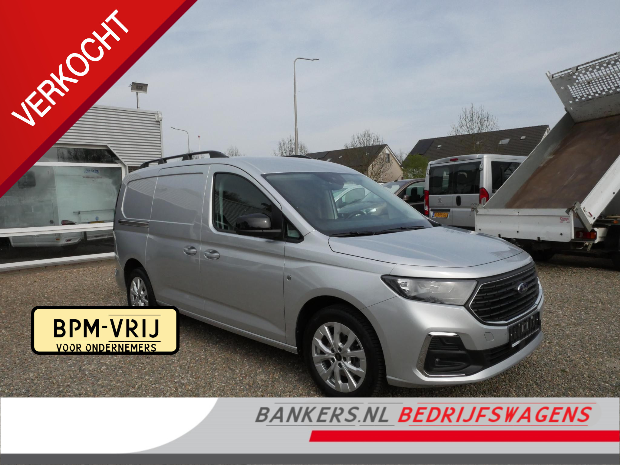Ford Transit Connect 2.0 EcoBlue 120PK, L2, Limited, Automaat, Airco 2024 - voorkant
