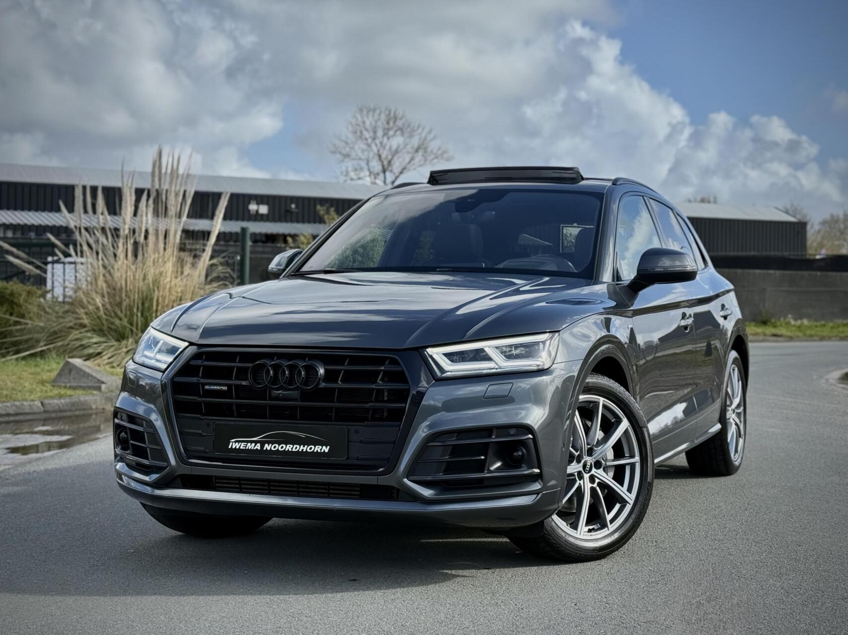 Audi Q5 50 TFSI e quattro S-Line Panoramadak|Luchtvering|B&O|Camera 360°|Diamond stitching|Keyless|Head-up 2020 - voorkant