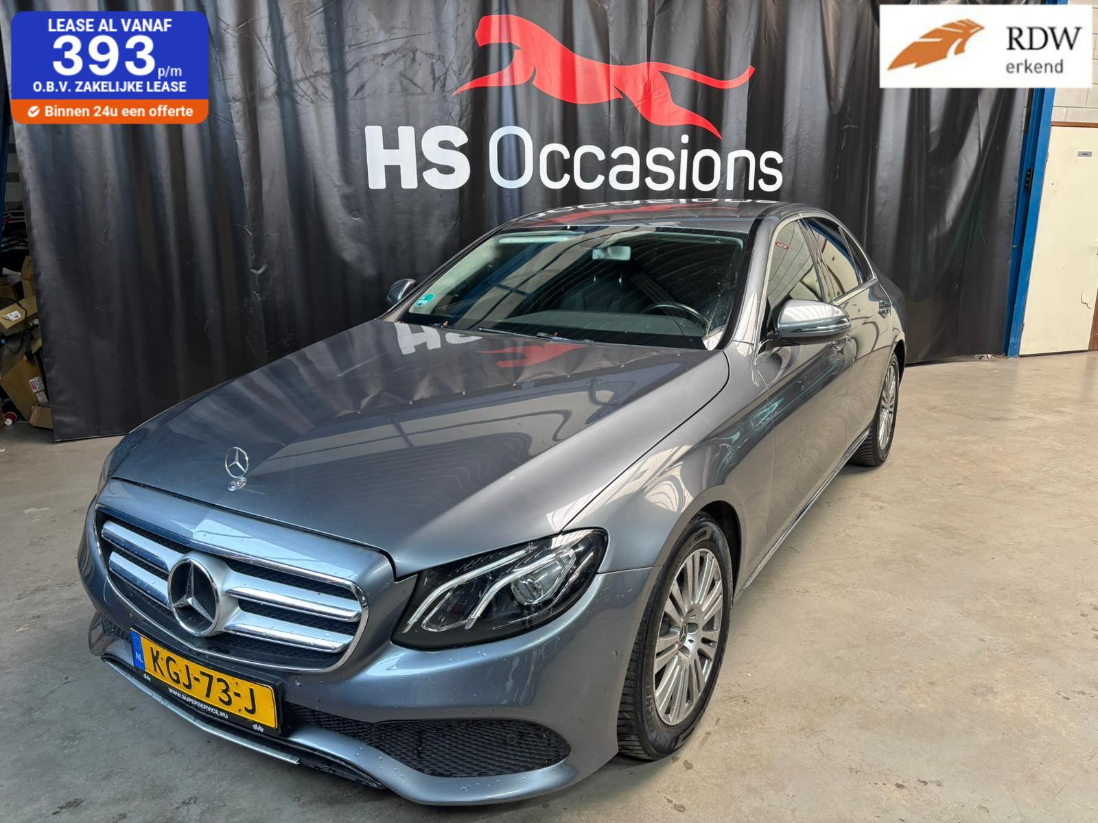 Mercedes-Benz E 200 200 2017  stoelverwarming/airco/cruise 2017 - voorkant