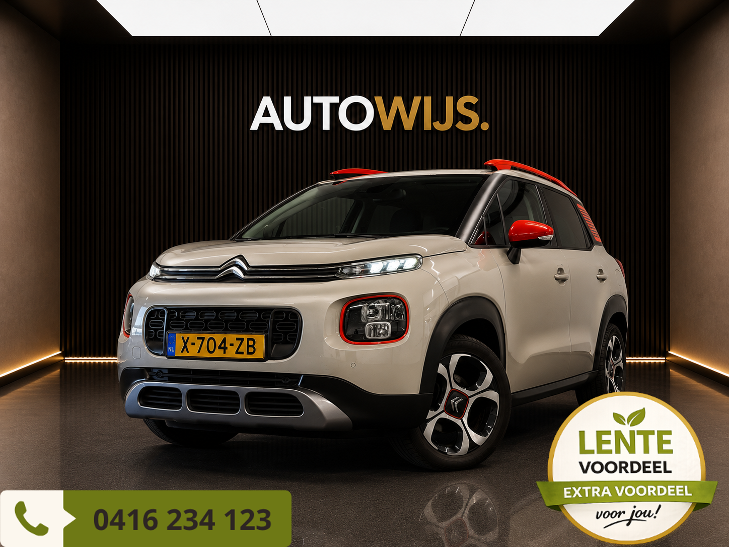Citroen C3 Aircross 1.2 PureTech aut. S&S Shine | CarPlay, achteruitrijcamera 2018 - voorkant