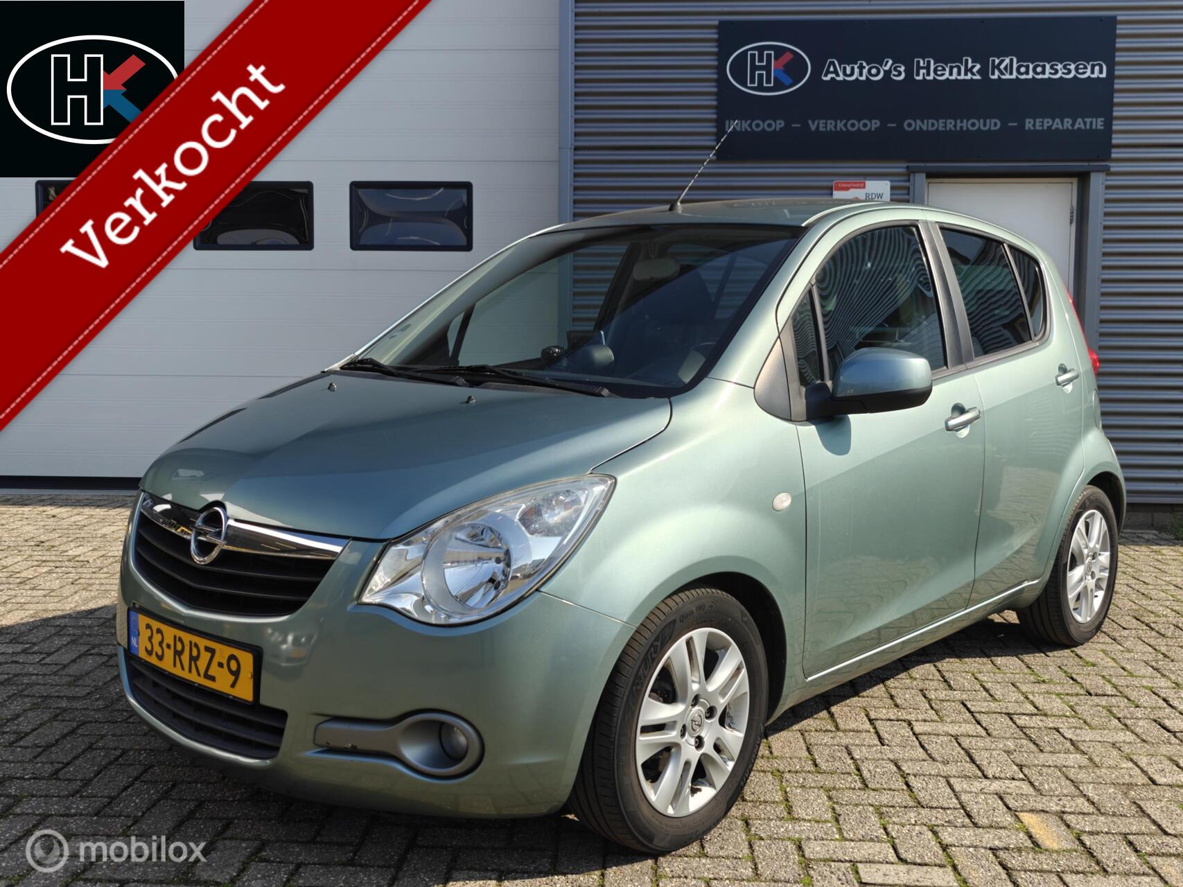 Opel Agila 1.2 Edition Airco Stuurbekr LMvelgen Privacyglass 2011 - voorkant