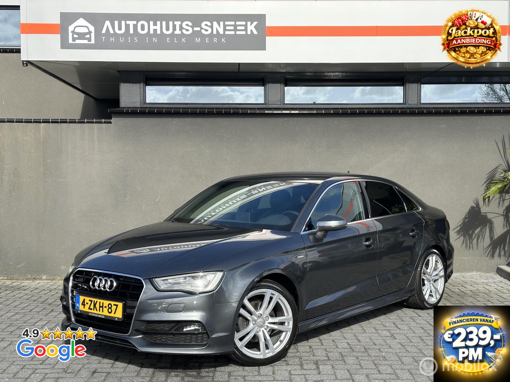Audi A3 Limousine 1.4 TFSI CoD Ambition Pro Line S / Uniek 2015 - voorkant