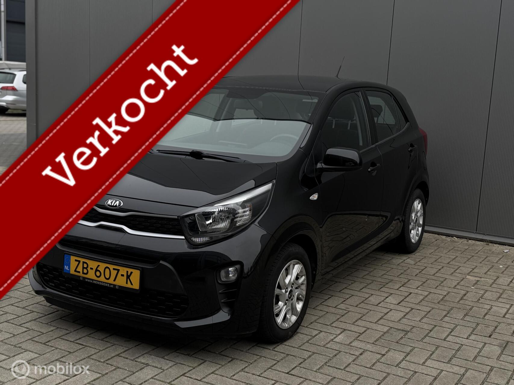 Kia Picanto 1.0 CVVT EconomyPlusLine, Airco, Bluetooth, NAP 2019 - voorkant