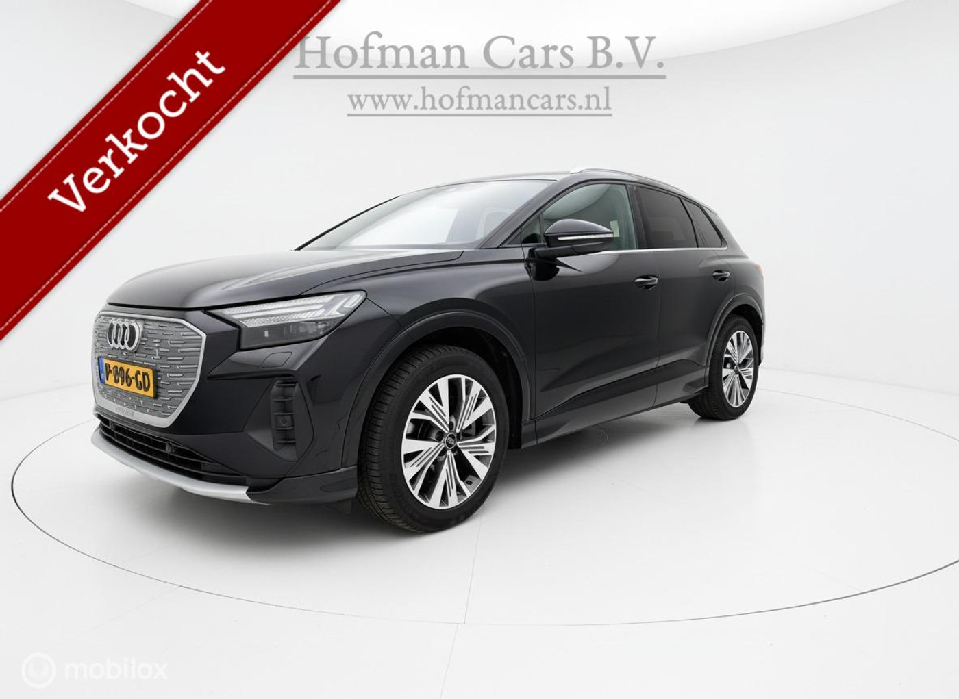 Audi Q4 40 E-tron 40 Launch Edition Advanced Plus | 77 kWh | 03-2022 | Trekhaak | Warmtepomp | Camera | SOH 94% | MOBA 2022 - voorkant