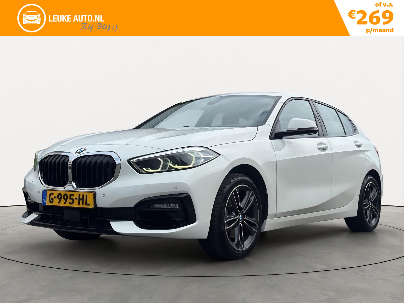 BMW 118i 118i 140PK Automaat Sport-Line 2019 - voorkant