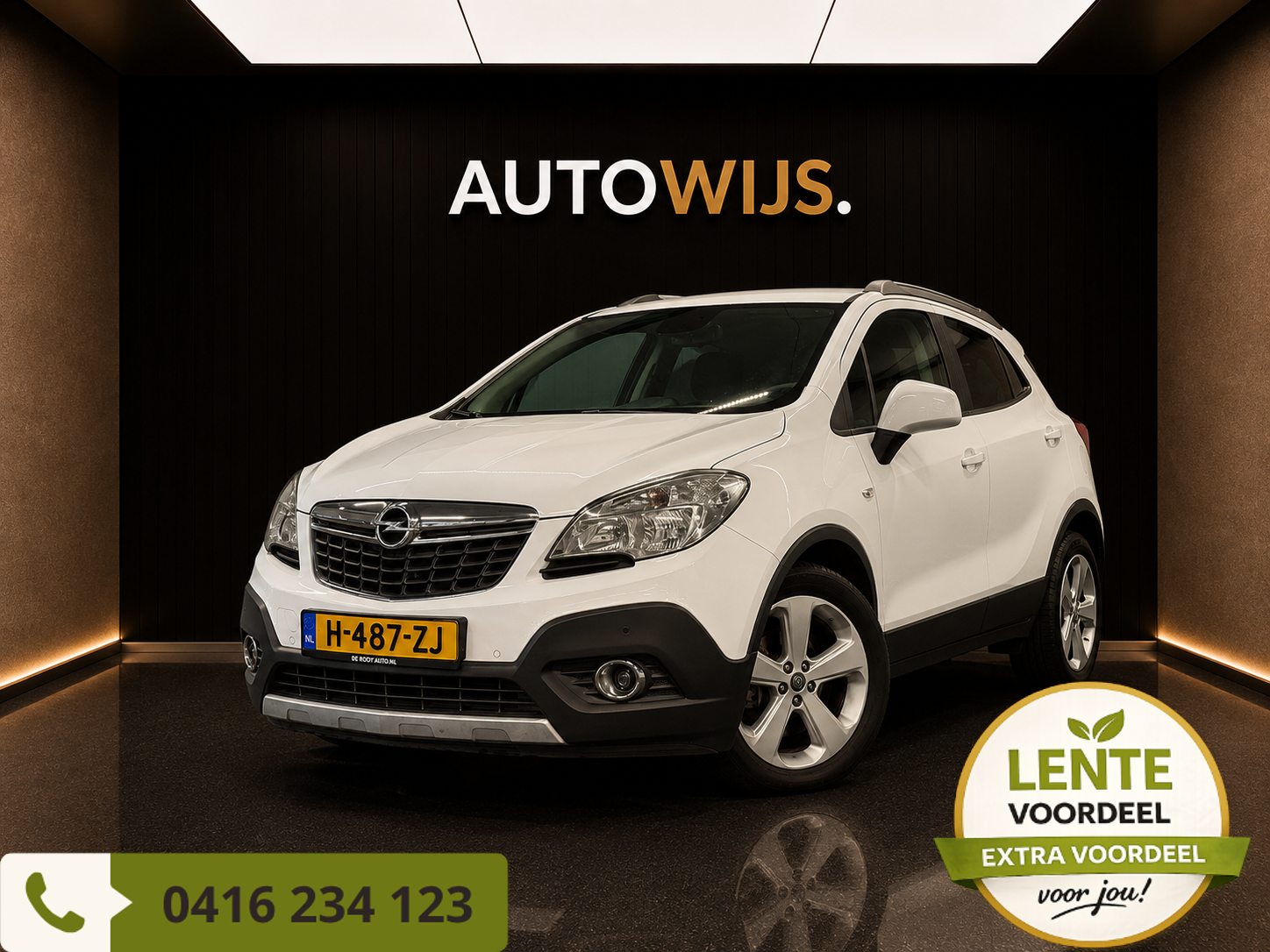 Opel Mokka 1.6 Edition|Trekhaak|Navi|LM-VELG|116PK 2013 - voorkant